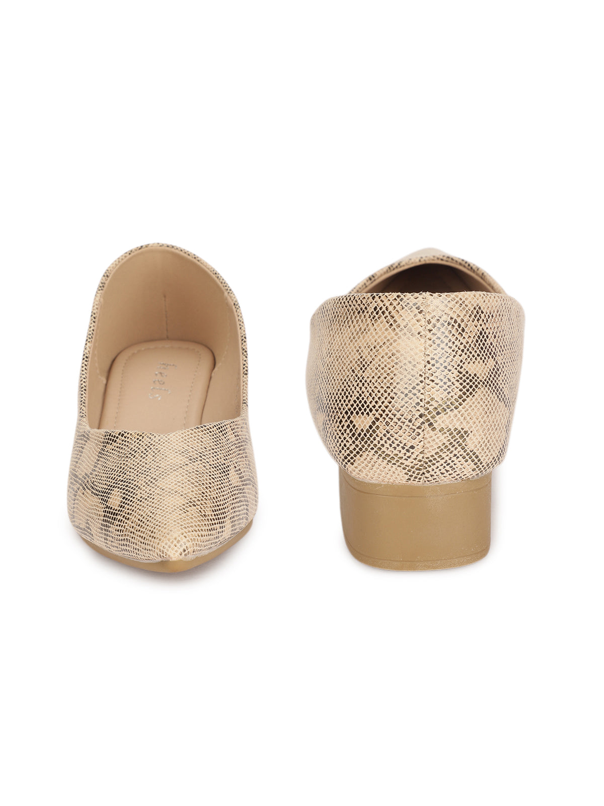 Reina Shimmer Pointed Ballerinas