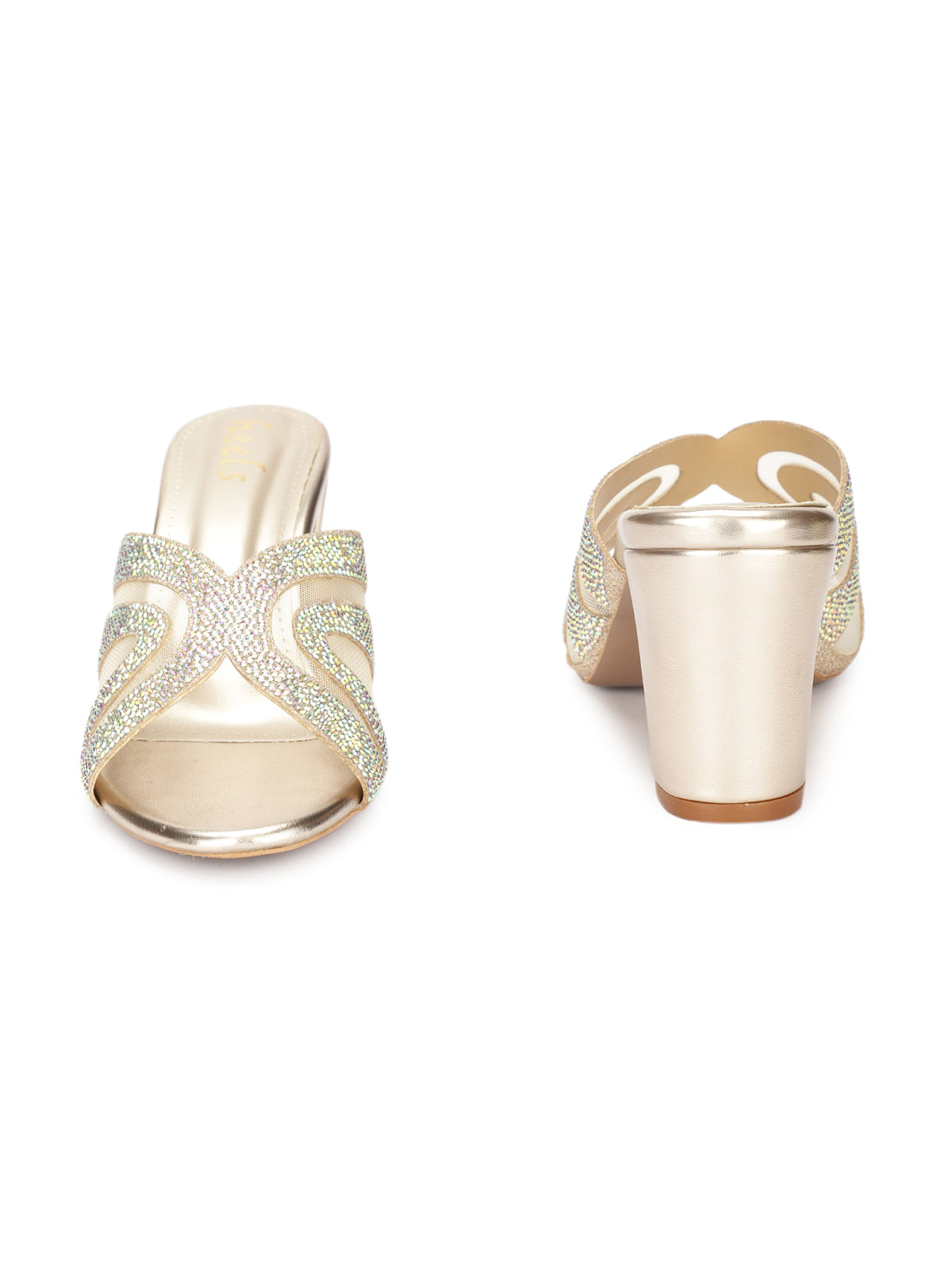 Russo Bling Party Block Heels Muse