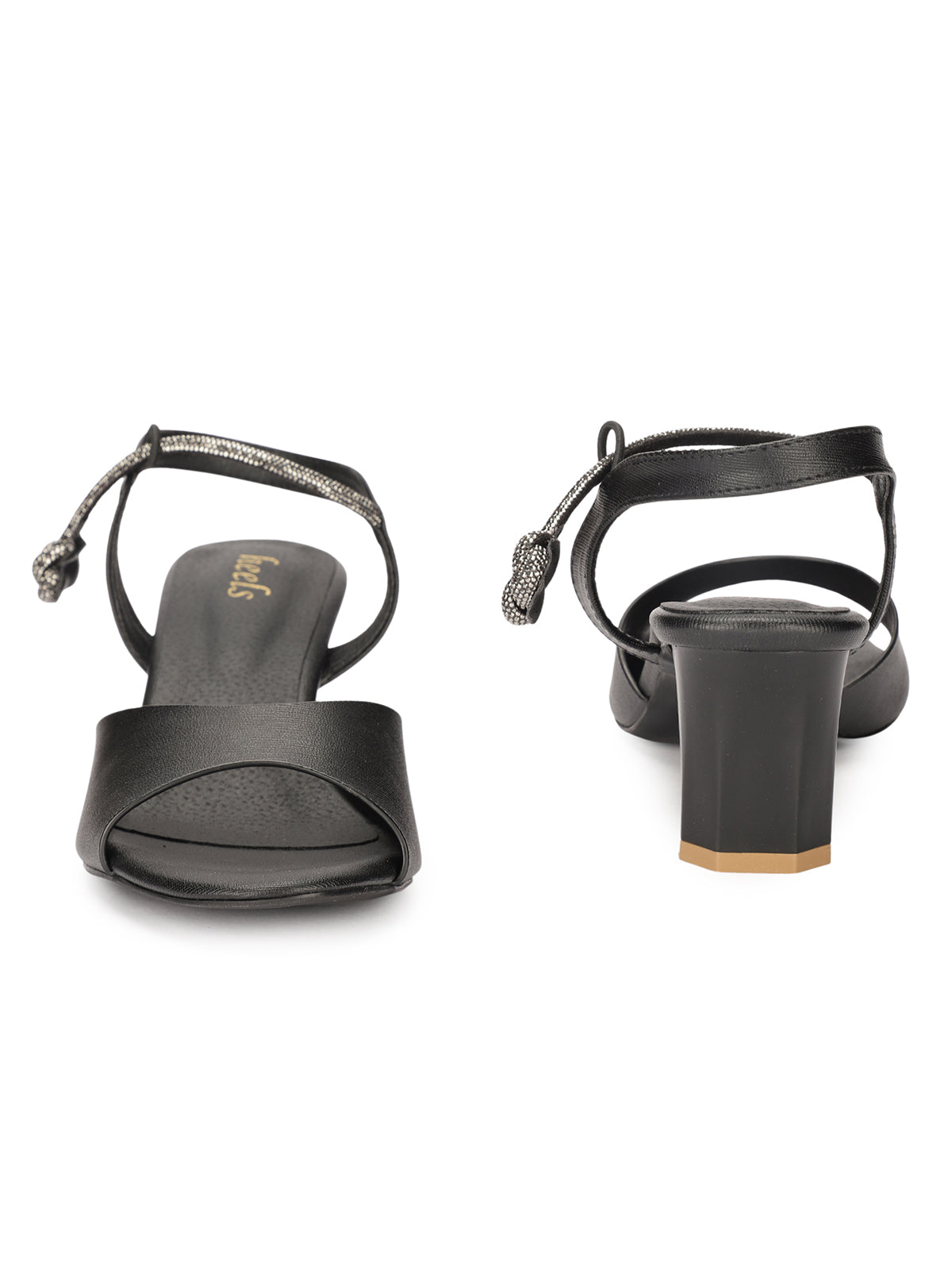 Zanetti Block Heel Peep Toe Sandals