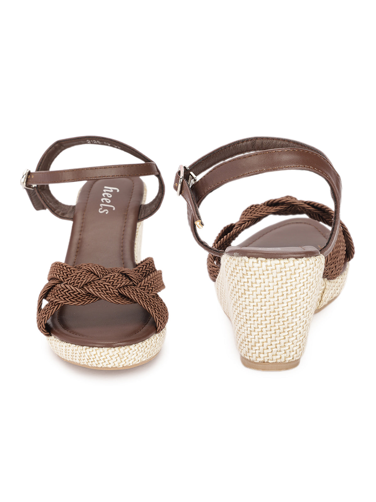 Xenia Crochet Jute Wedge Sandals
