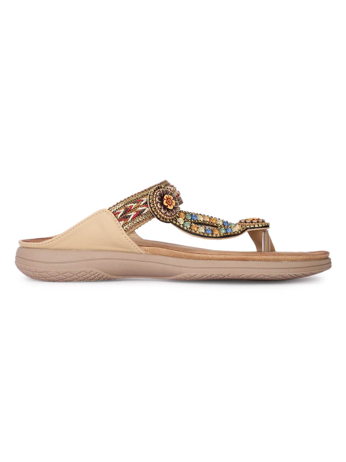 Eos Embroidered Cushioned Slippers