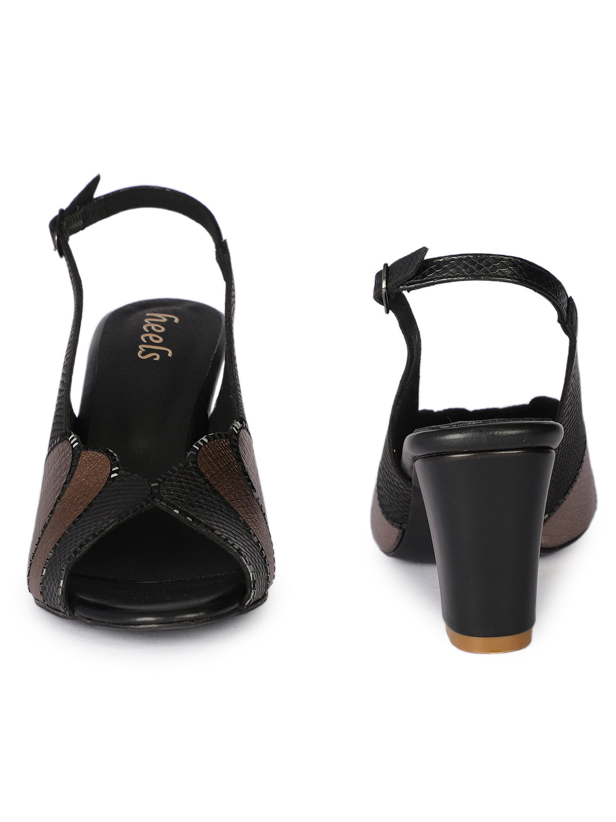 Jenny Slingback Peep Toe Block Heels