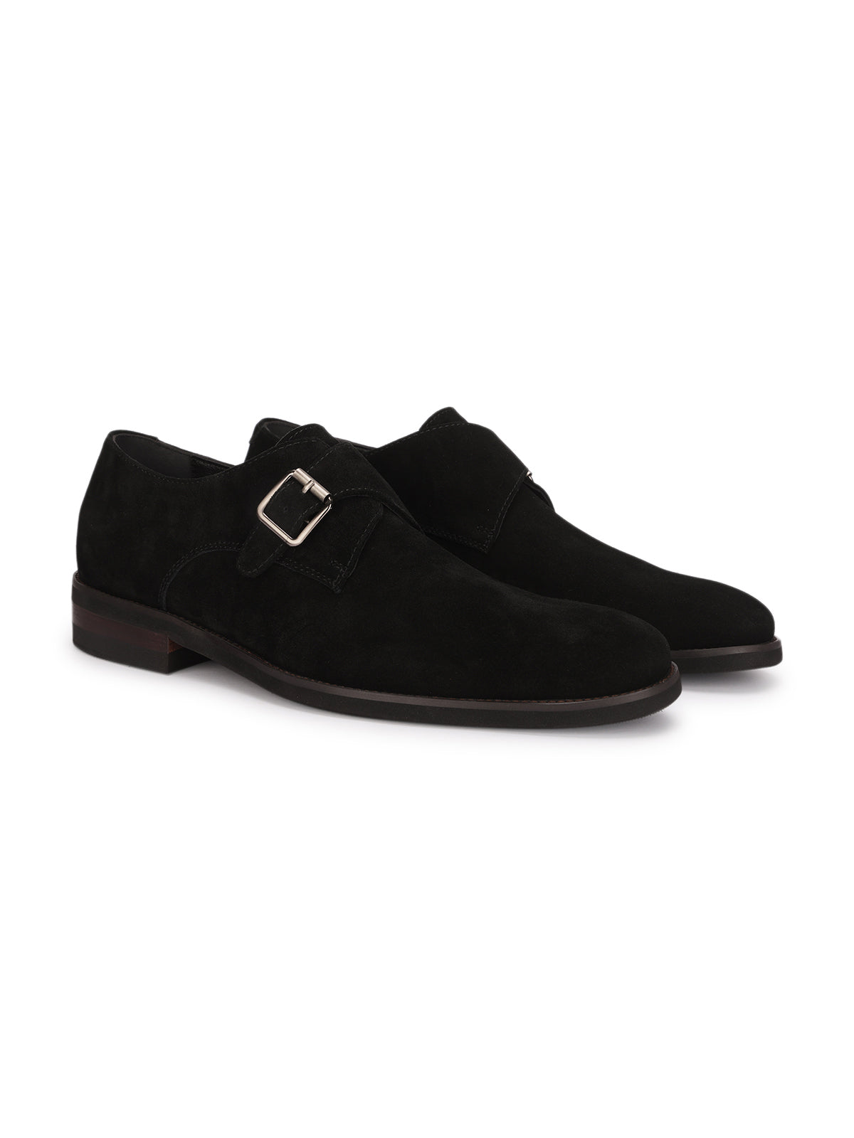 Salvatore Suede Leather Monk Strap