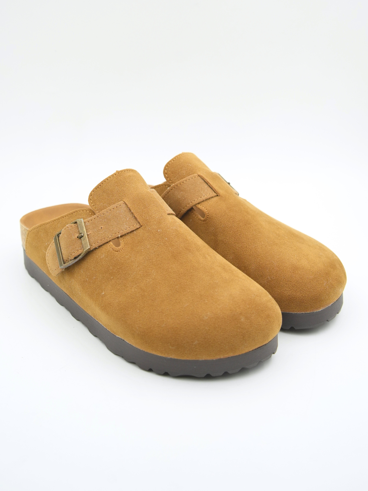 Liza Suede Slip on Clogs