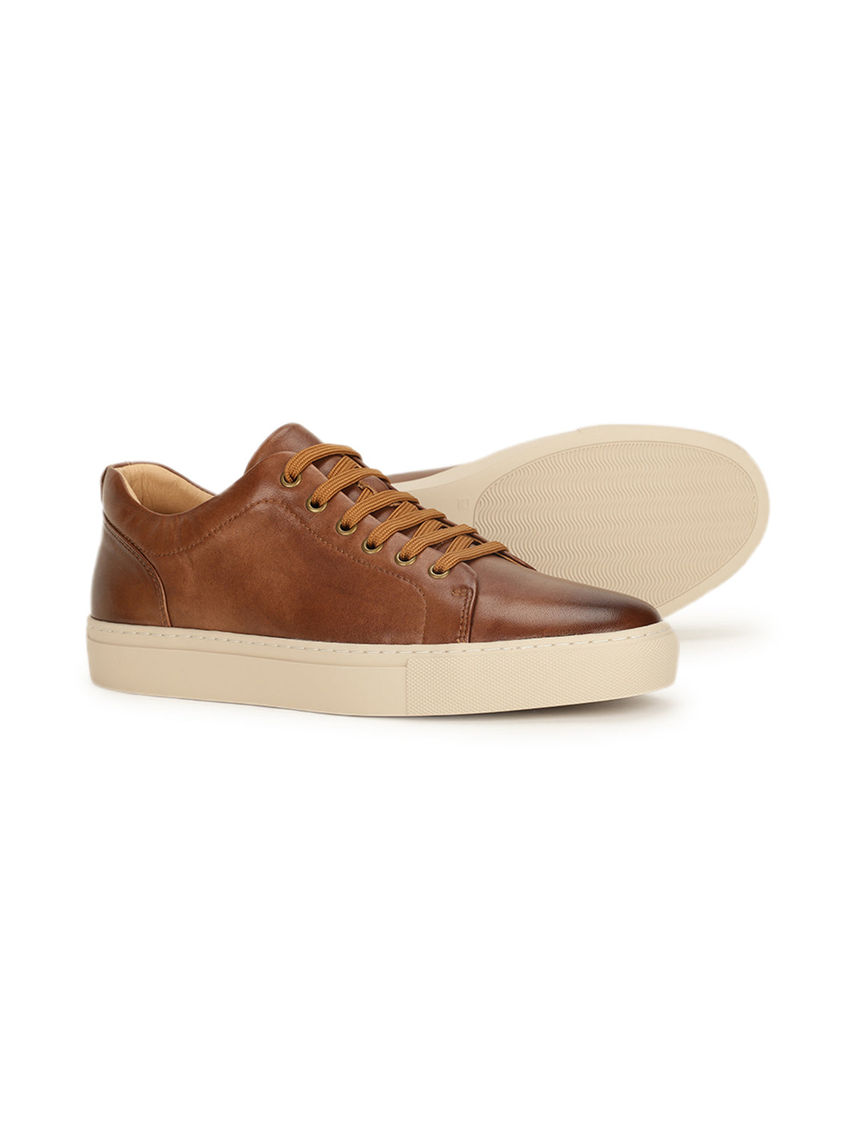 Endrick Premium Leather Lace Up Sneakers