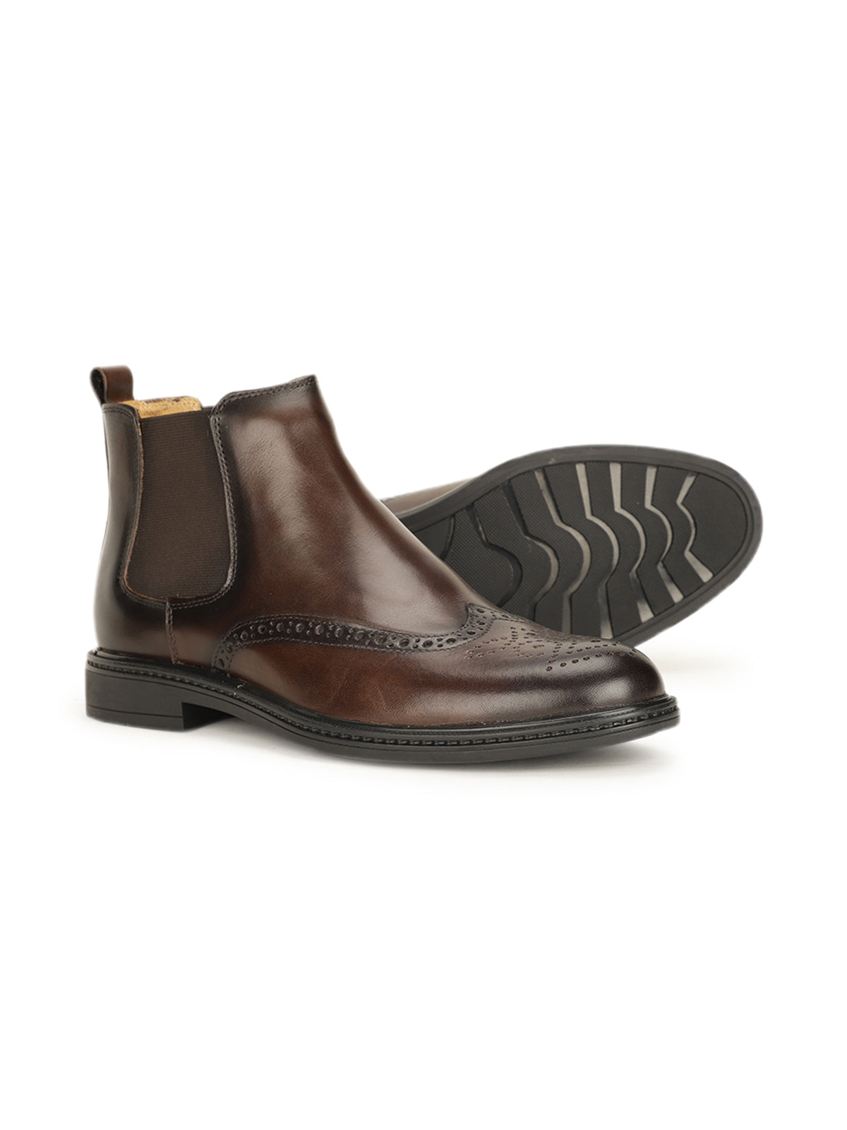 Noir Premium Leather Chelsea Boots