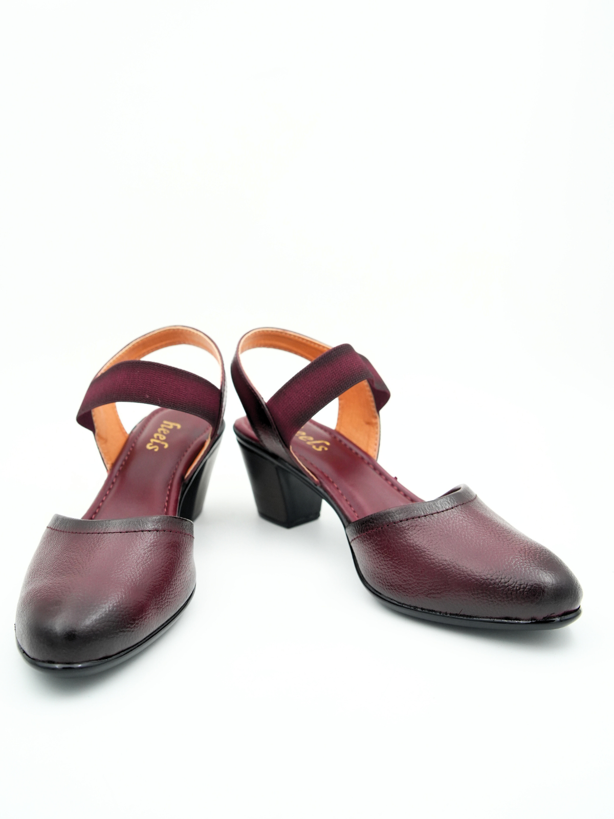 Marcia Leather Block Heel Pumps