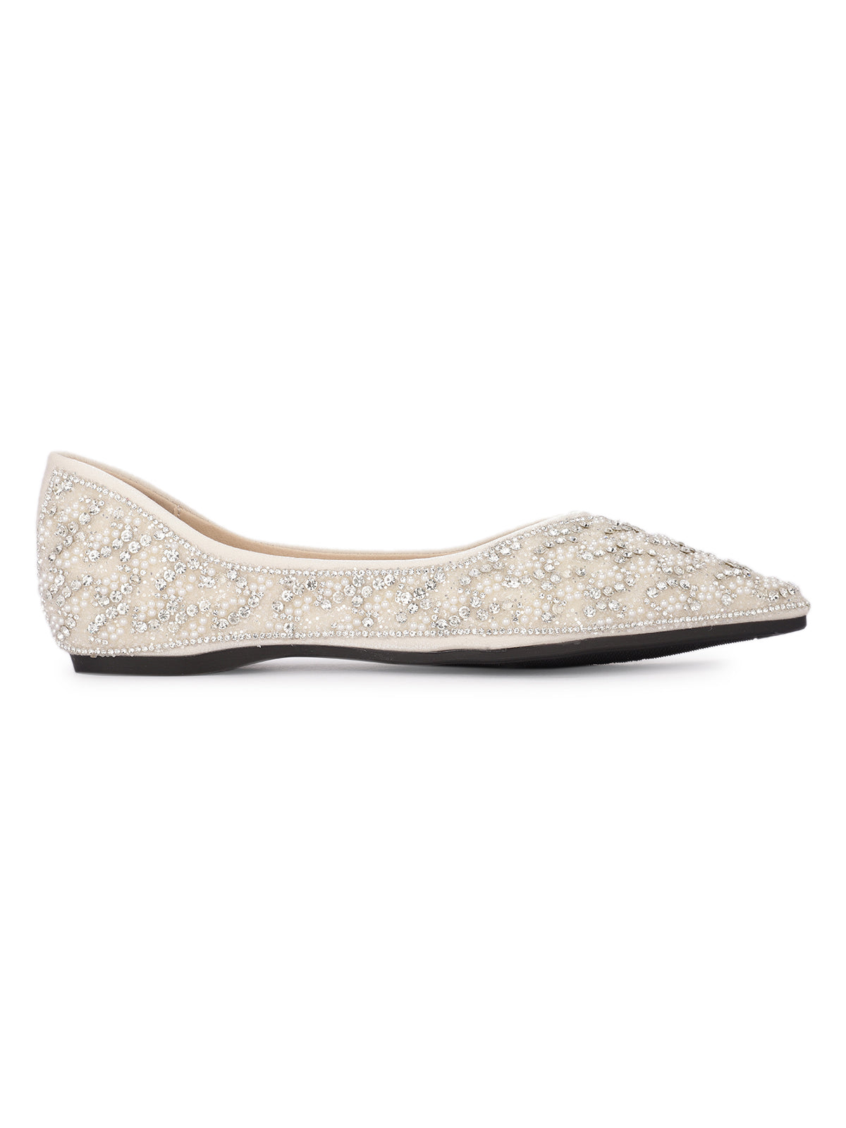 Vienna Flat Embellished Ballerinas