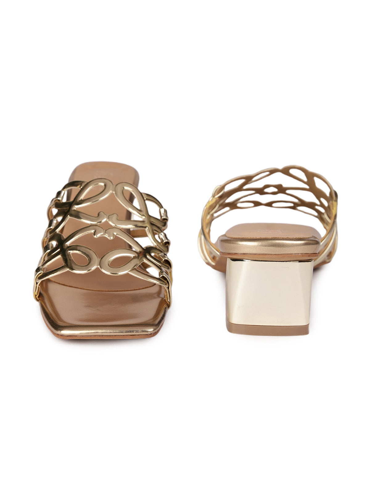 Opaline Laser Cut Kitten Heels