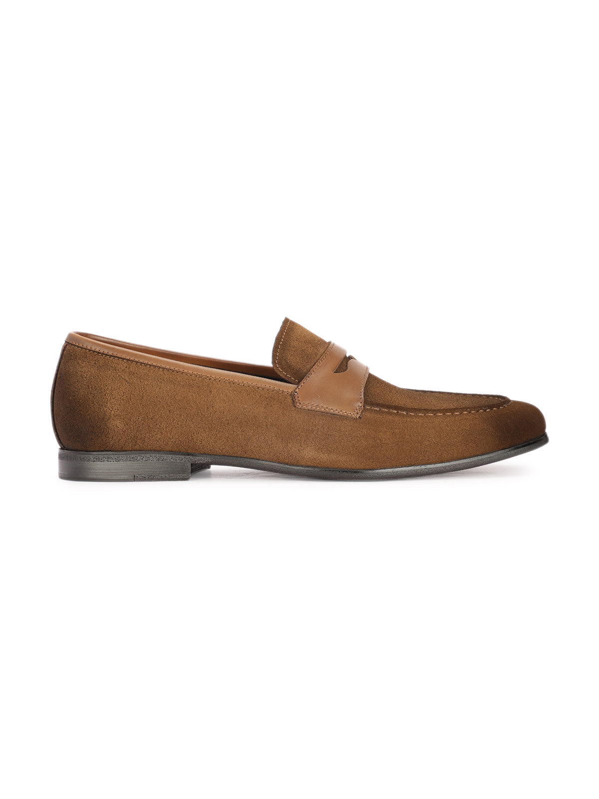 Renato Suede Leather Penny Loafers