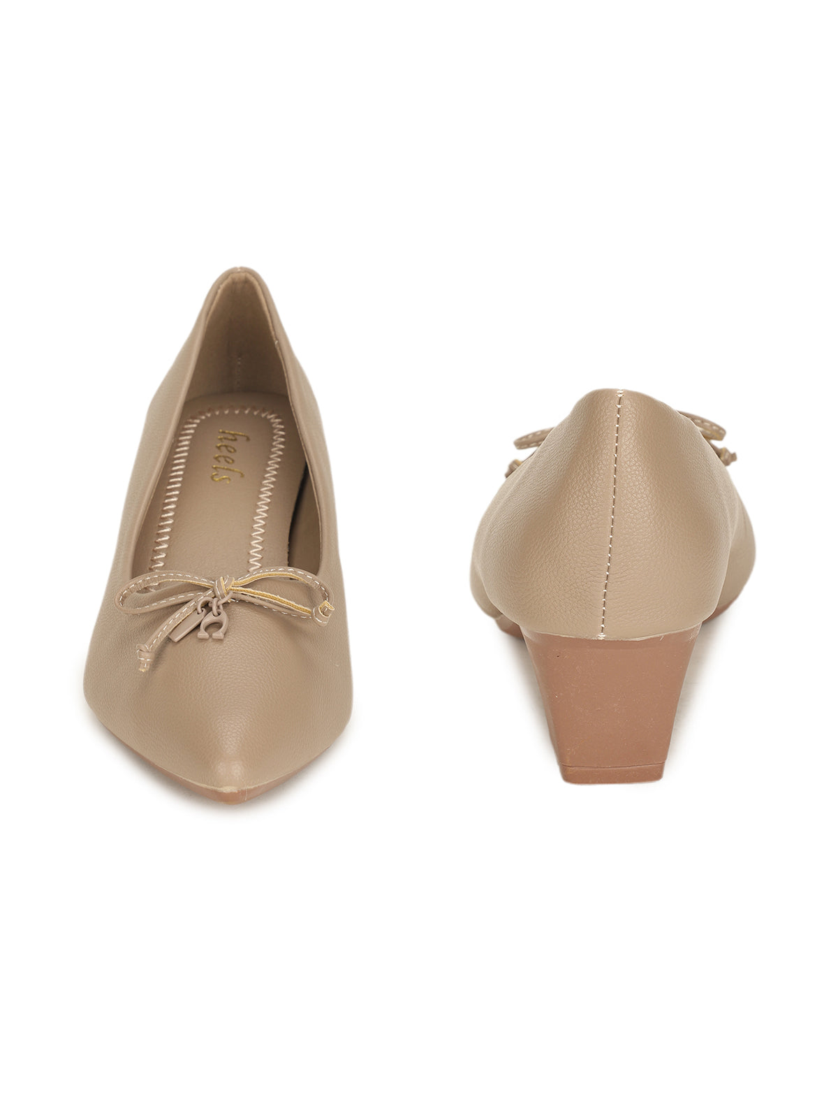 Mirage Bow Block Heels