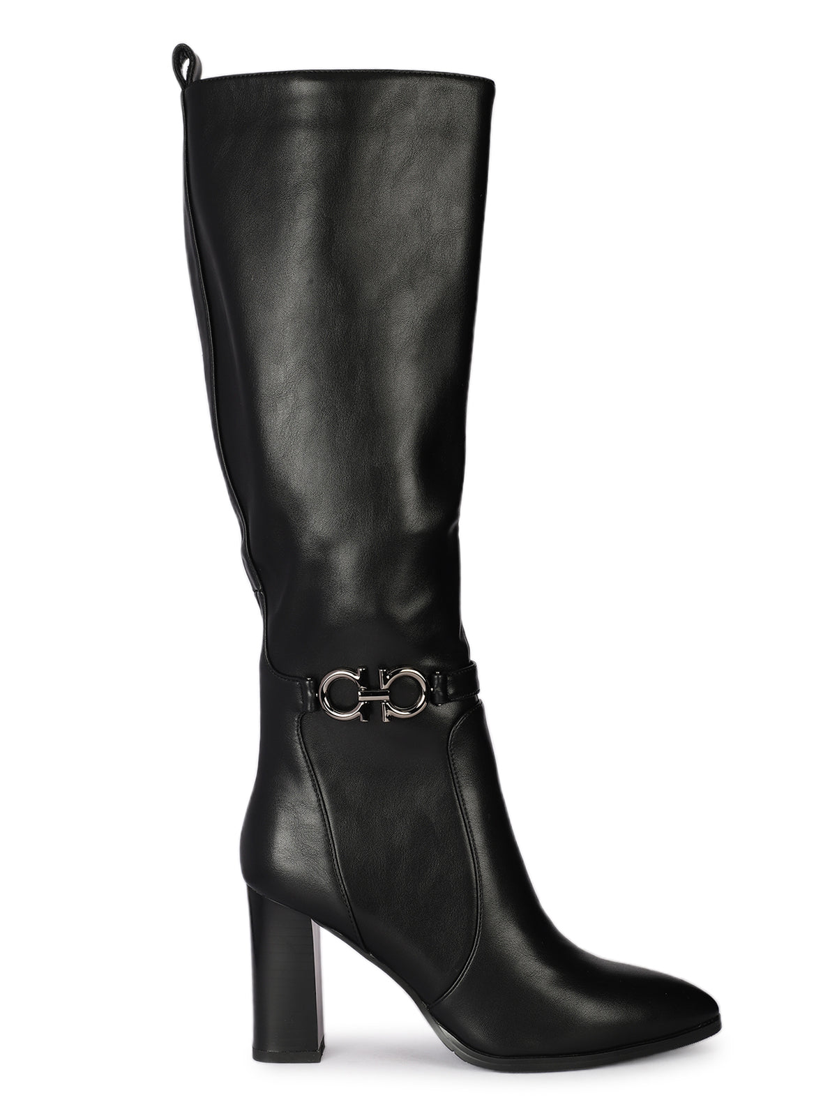 Notte di Milano Premium Thigh High Boots with Block Heels