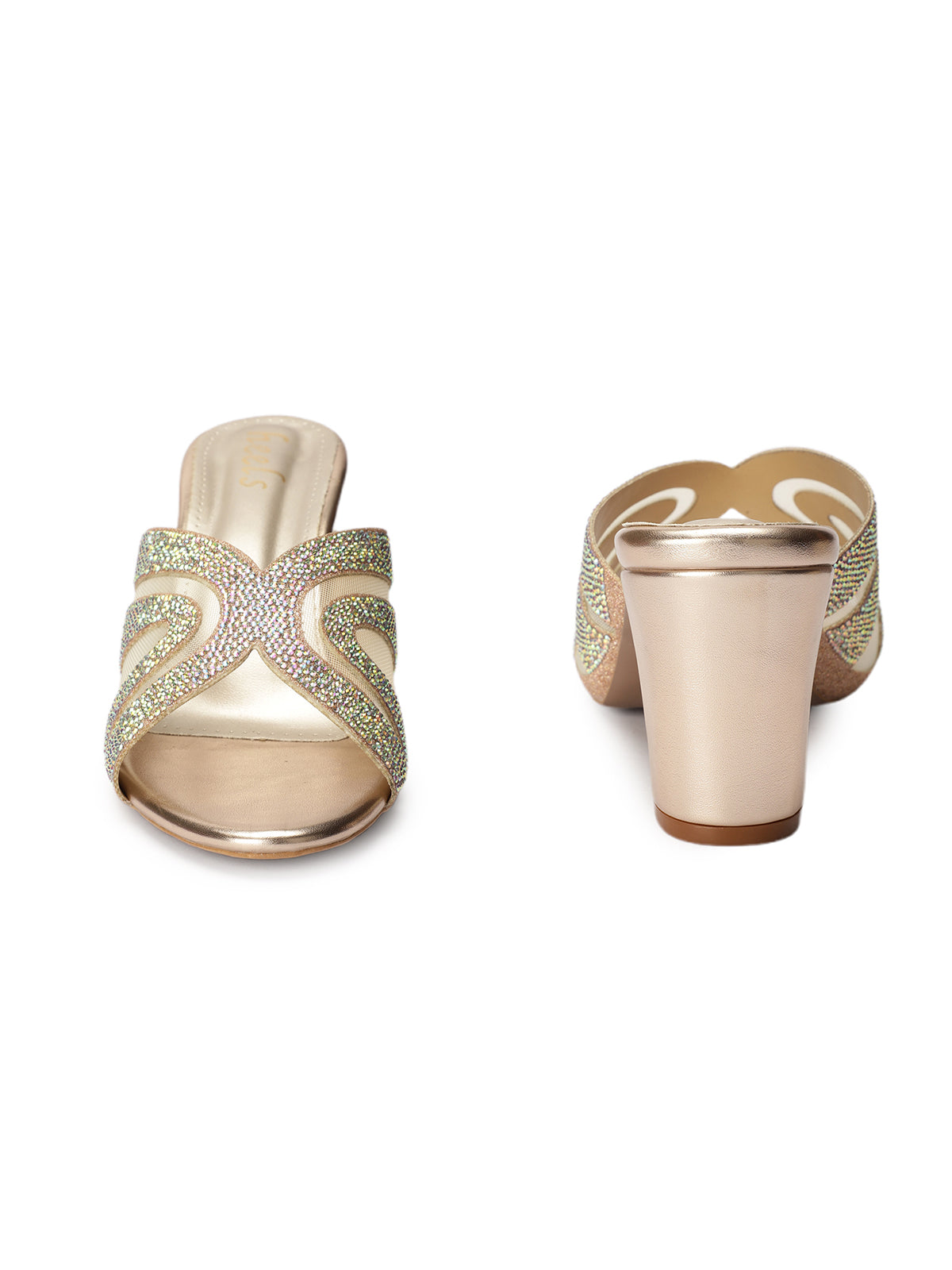 Russo Bling Party Block Heels Muse