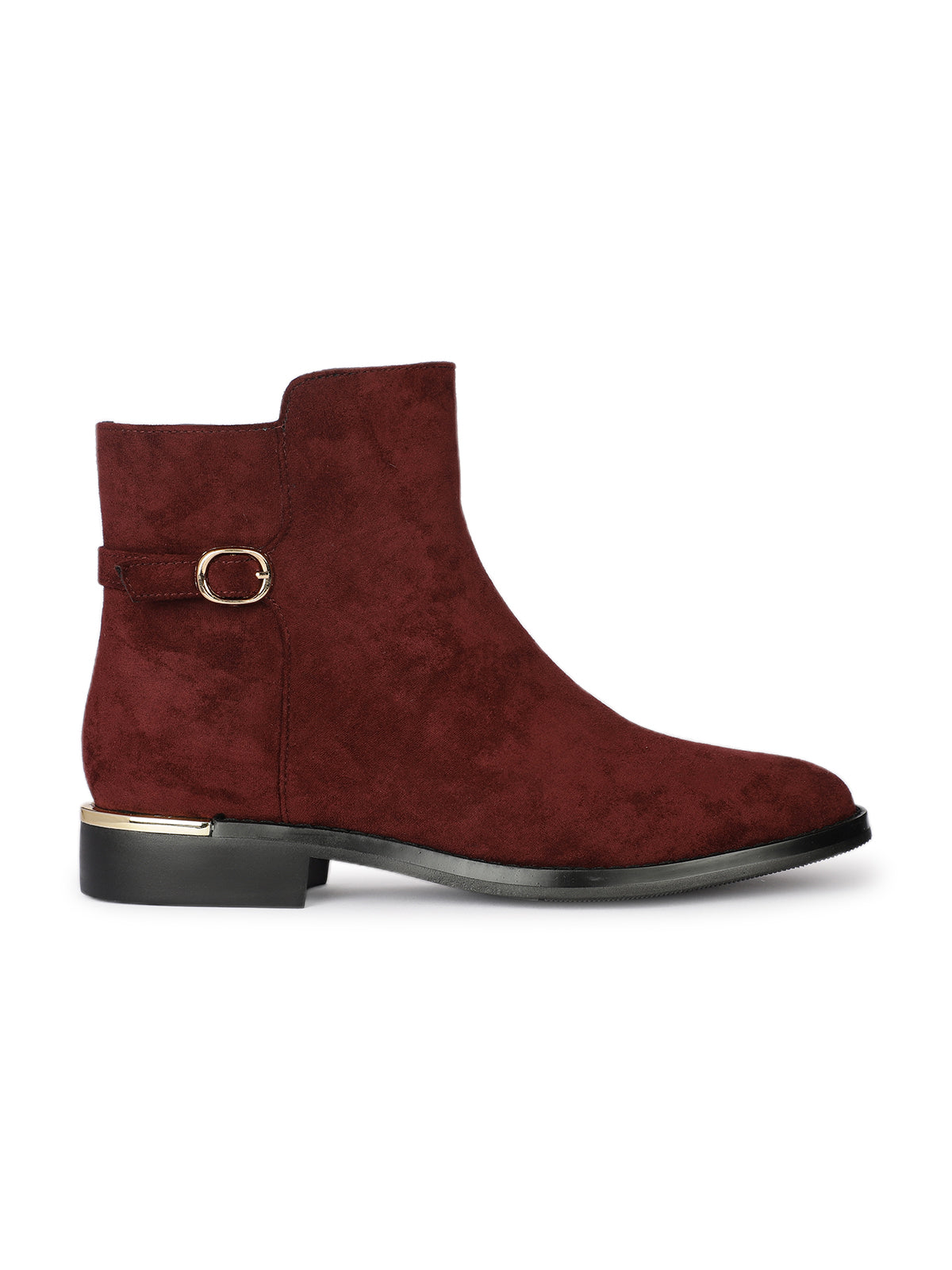 Amber Premium Suede Ankle Zip Winter Boots