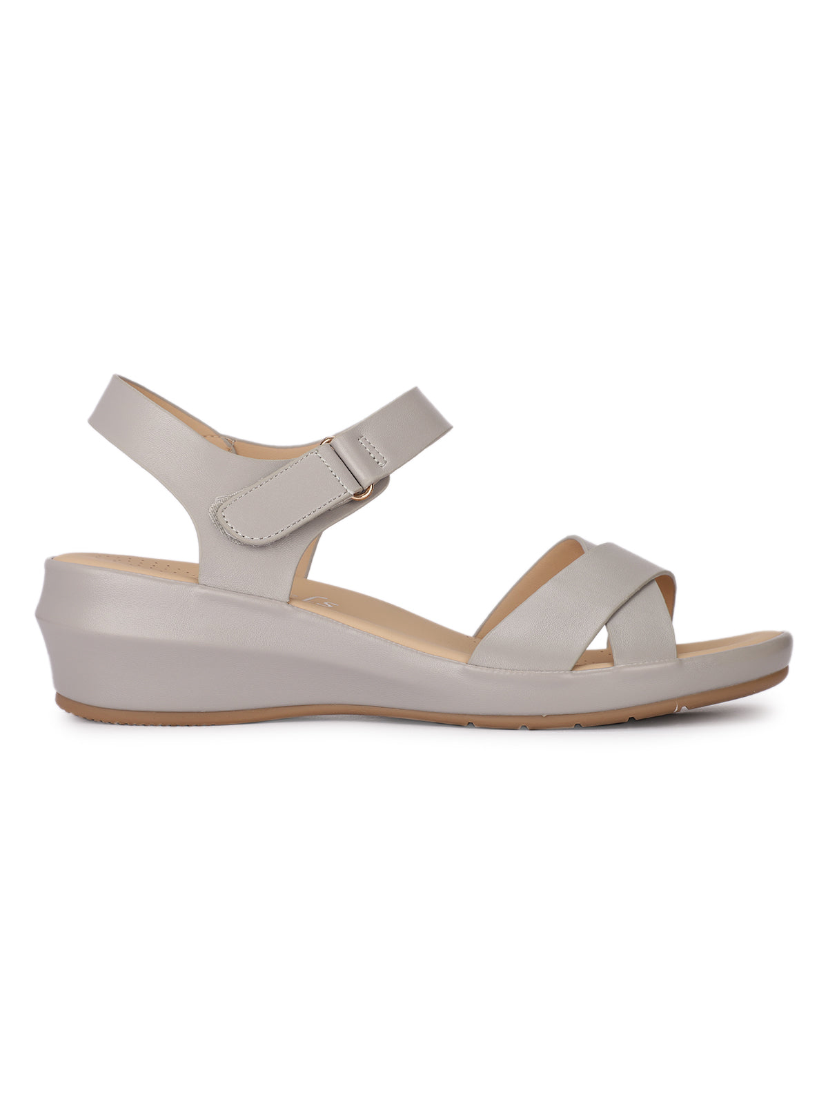 Ferina Cushioned Wedge Cross Sandals
