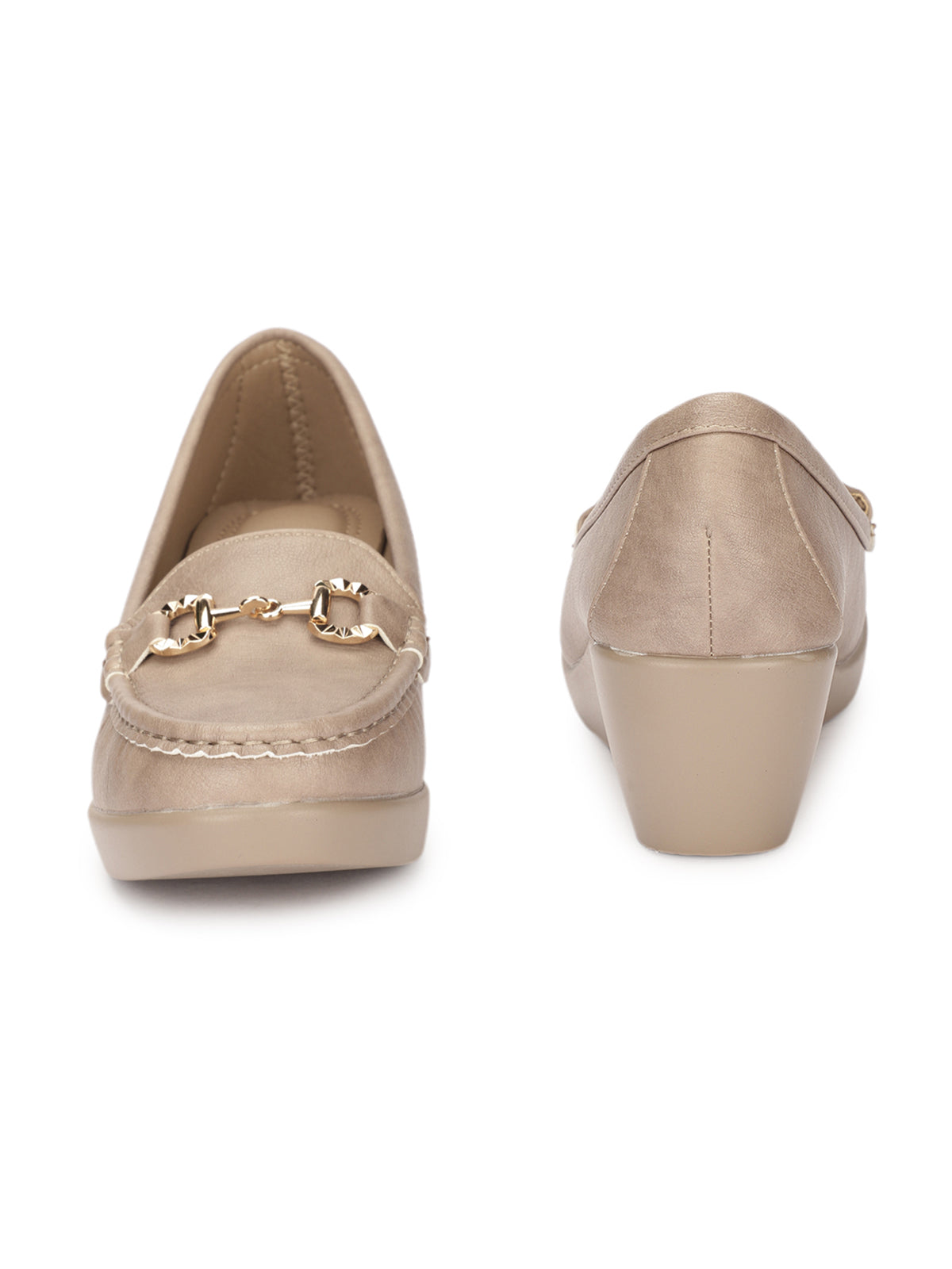 Renard Cushioned Wedge Heel Loafers