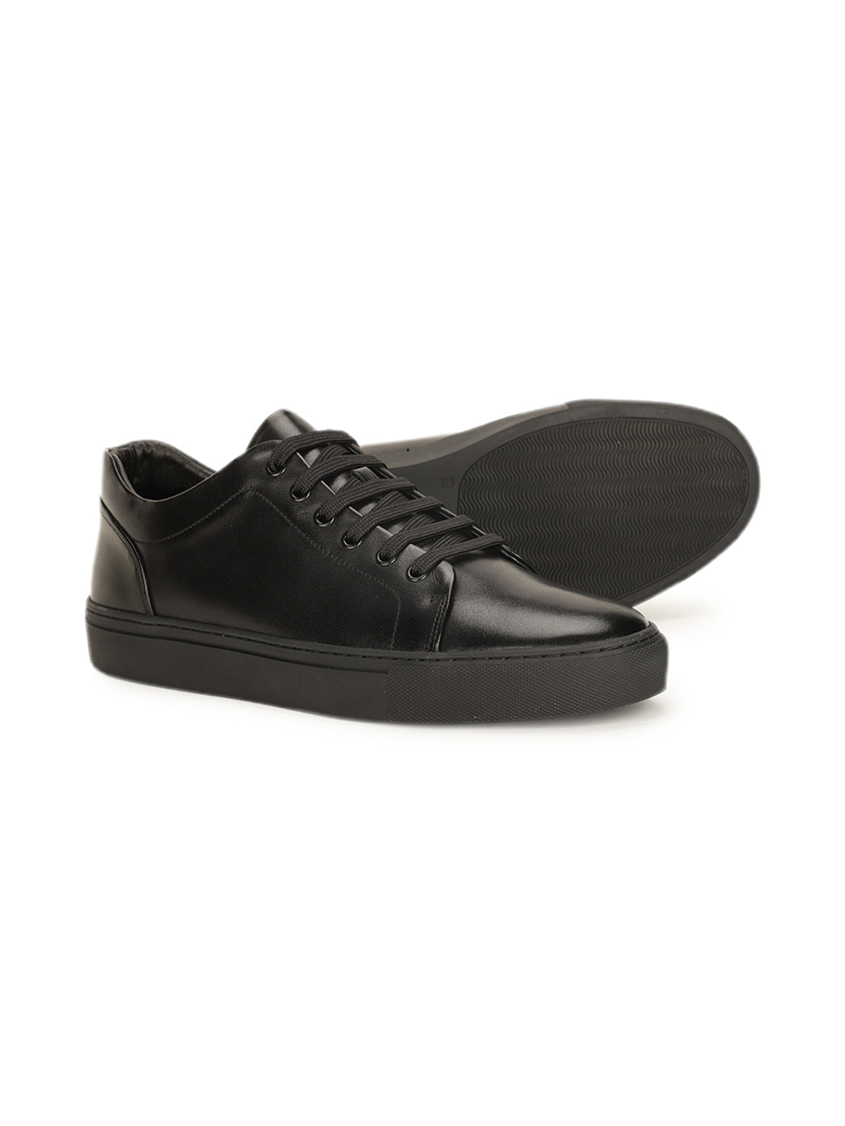Endrick Premium Leather Lace Up Sneakers