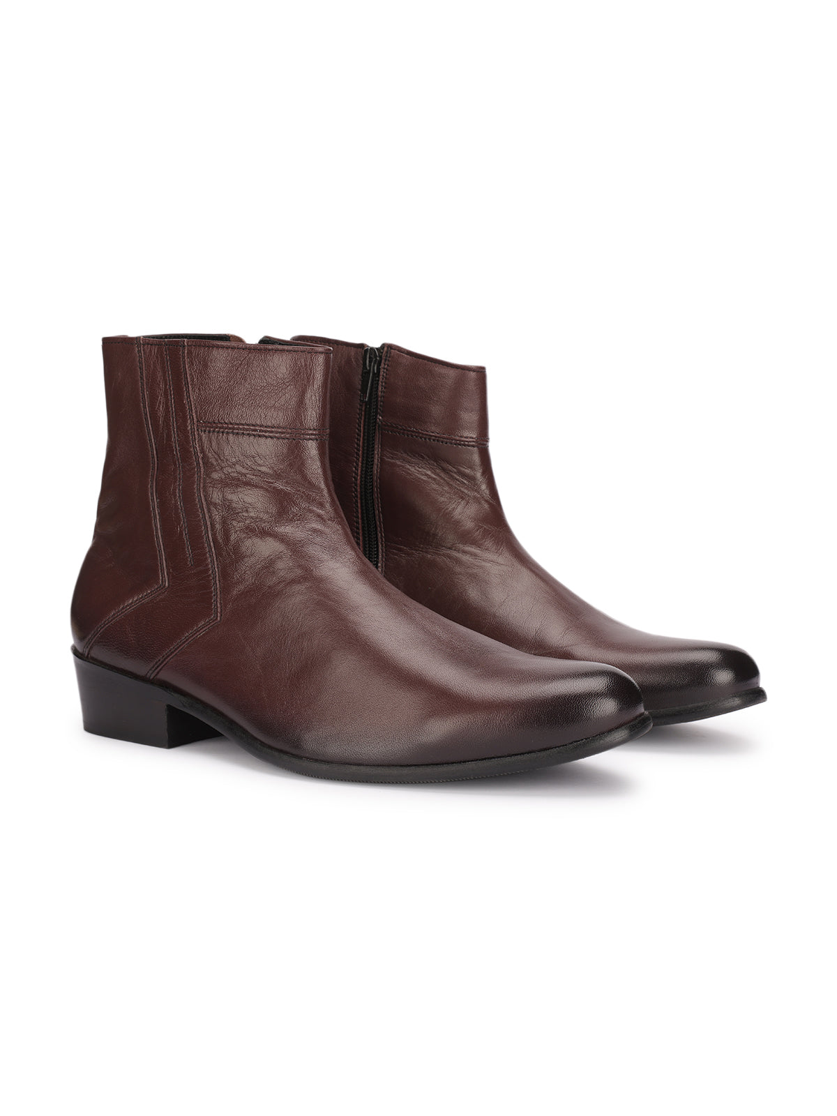 Henry Cuban Heel Leather Boots