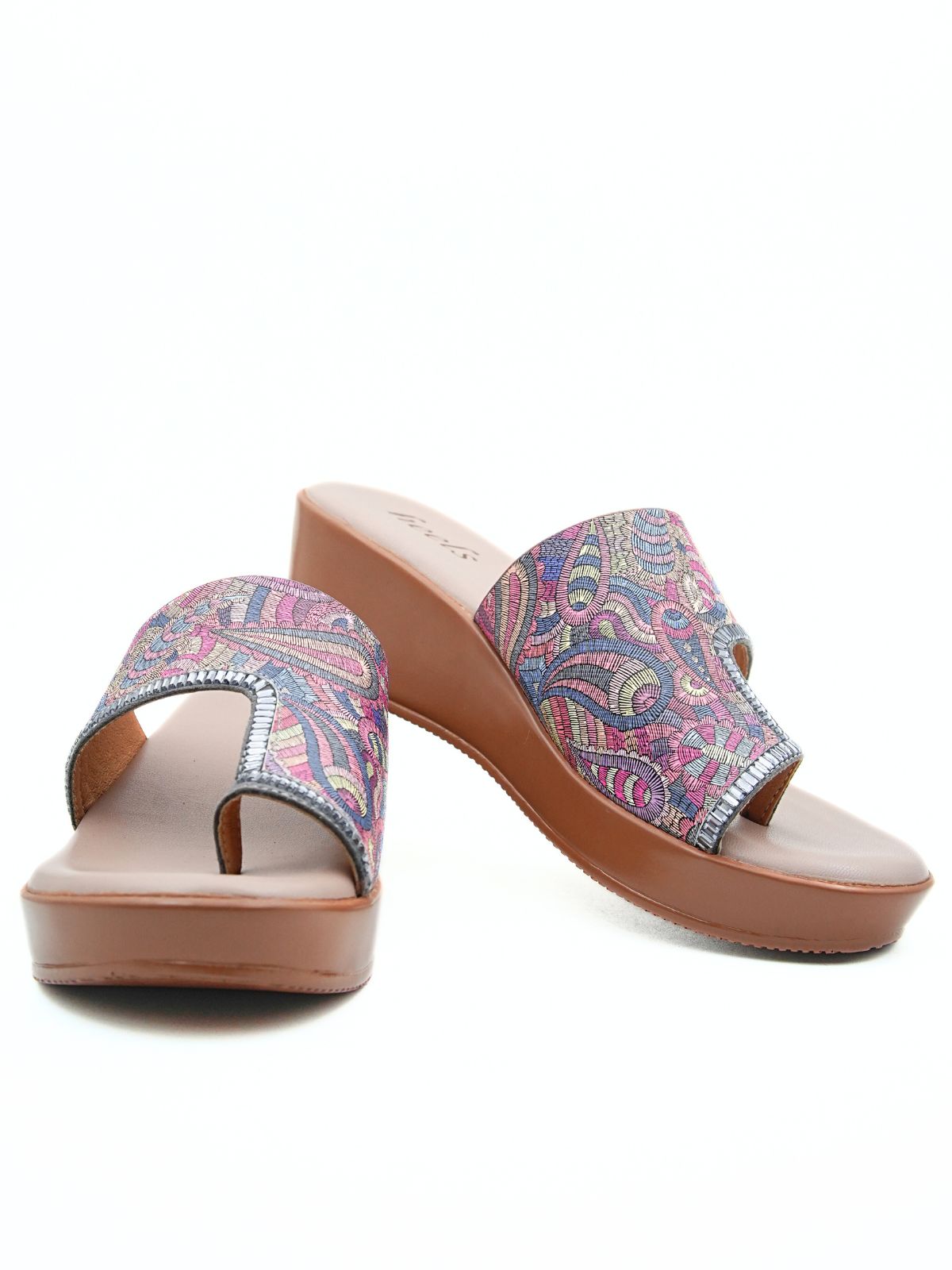 Becky Printed Thumb Wedges