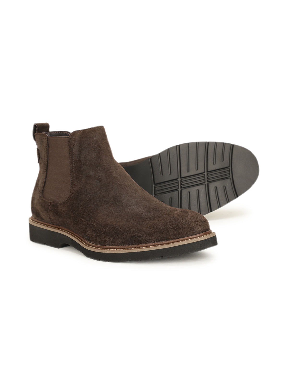 Leister Premium Suede Leather Chelsea Boots