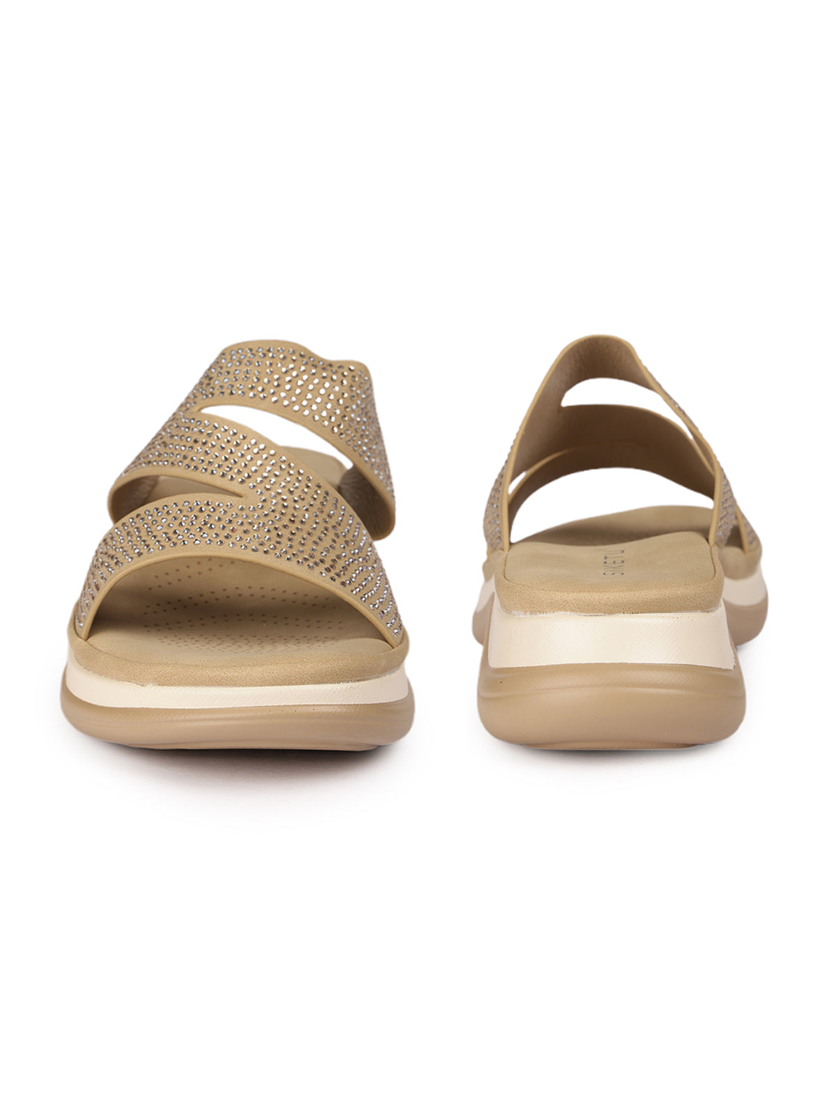 Ivoretta Bling Cushioned Slippers