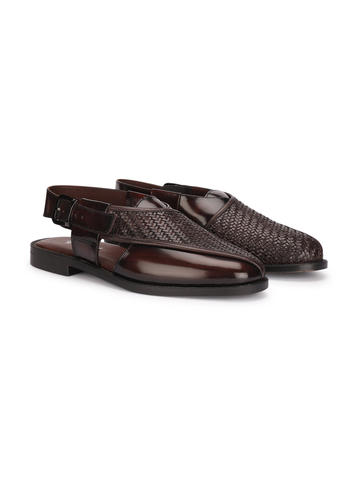 Florian Handmade Leather Peshawari Sandals - The Heels India