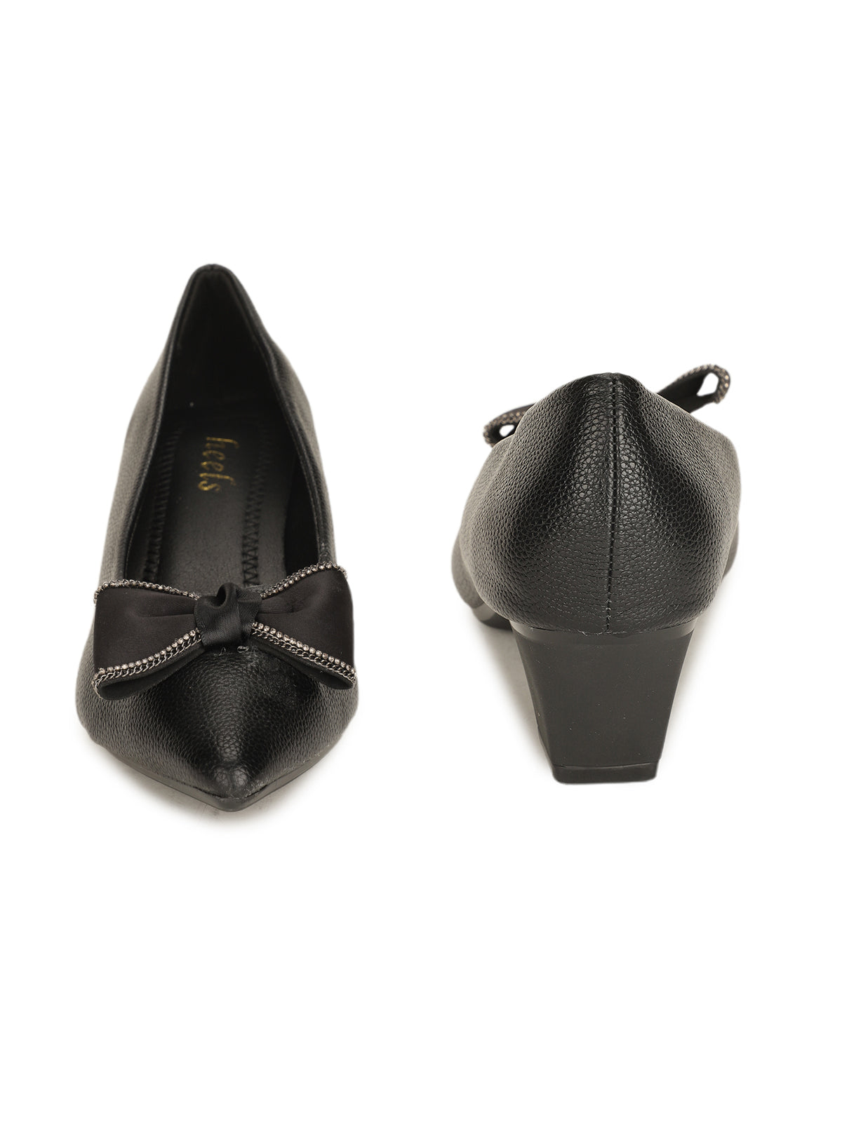 Grazia Bow Block Heels