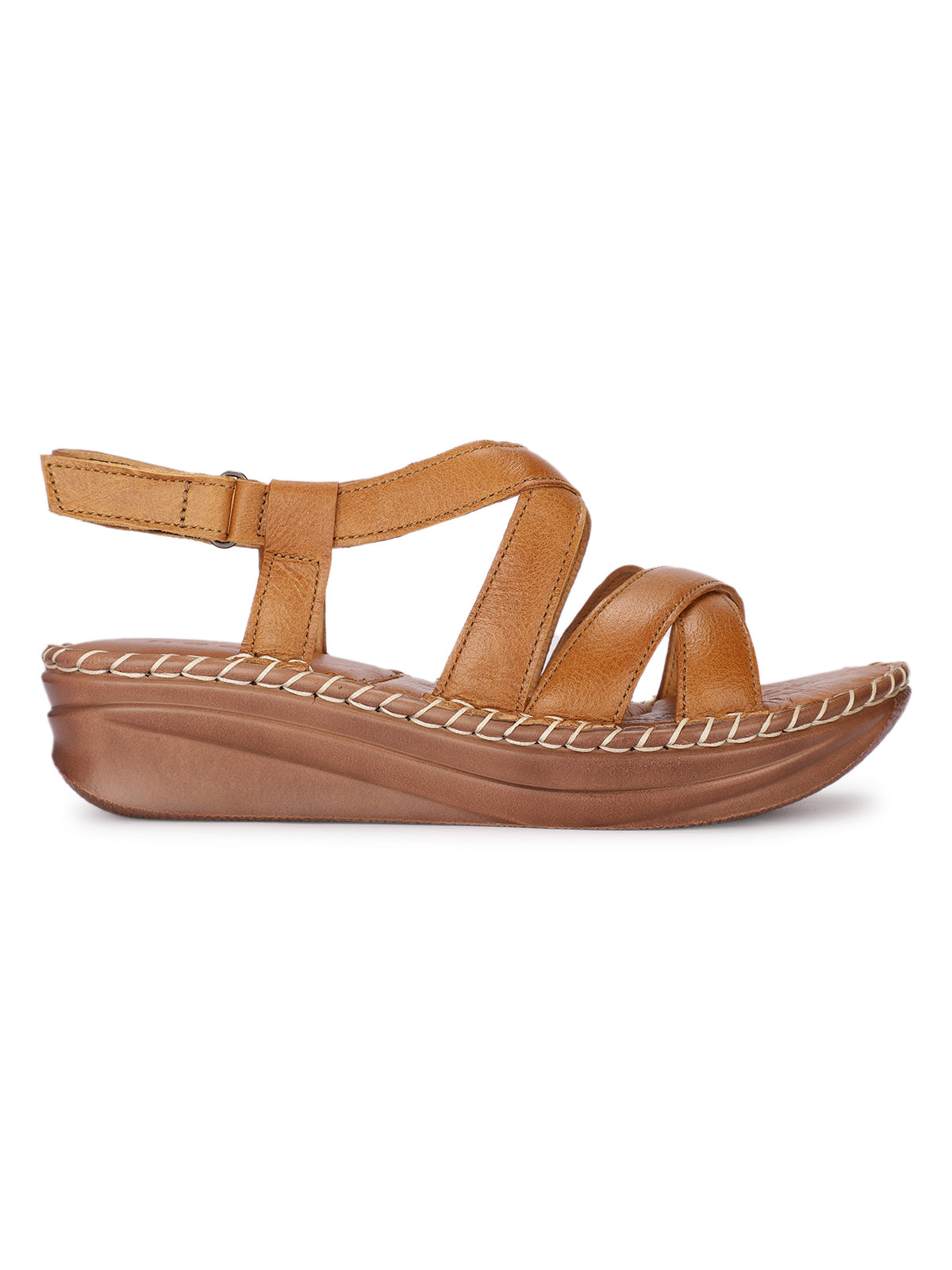 Aureva Premium Leather Strap Sandals - The Heels India