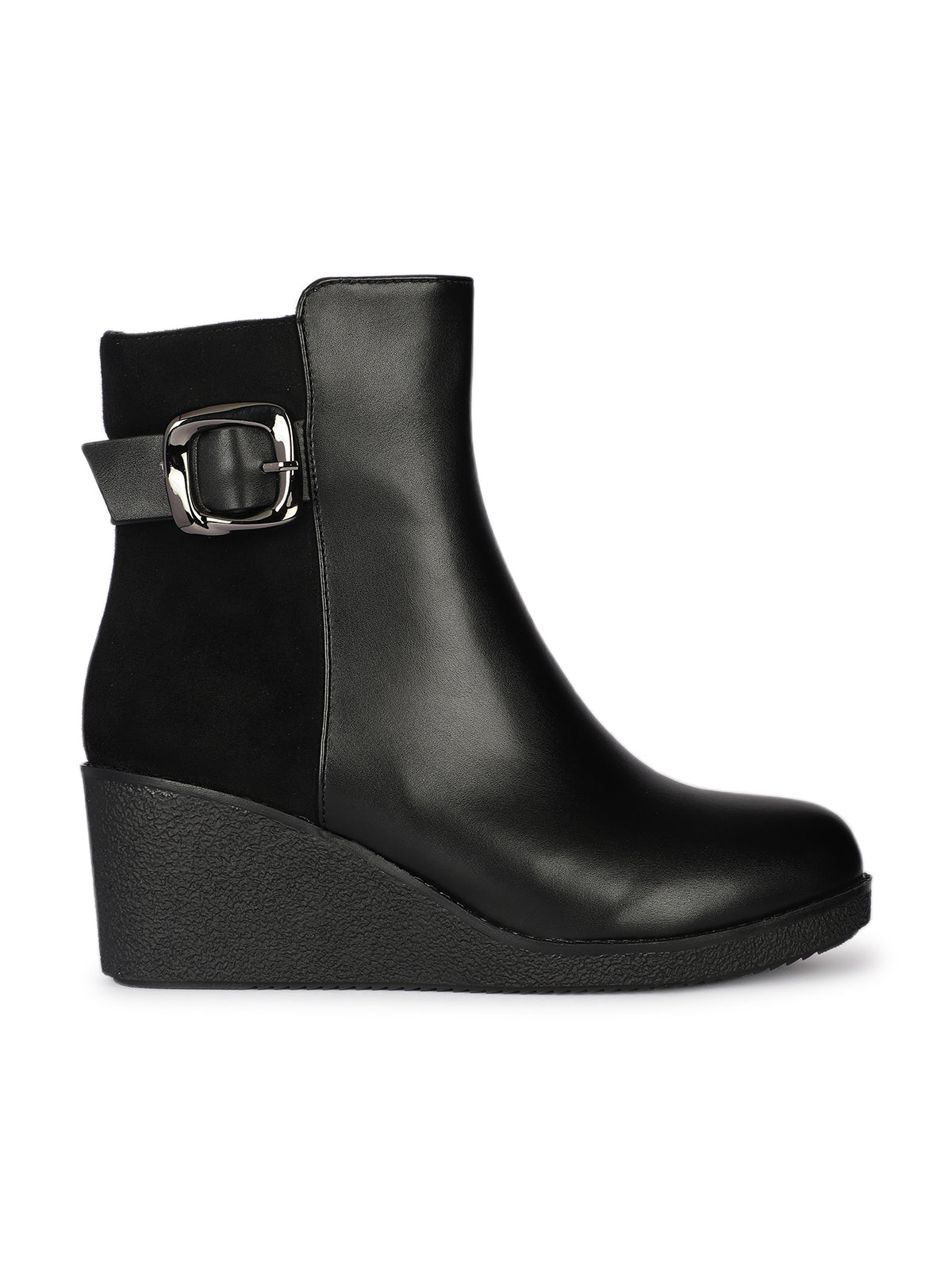 Gianna Couture Premium Winter Ankle Wedge Heel Boots