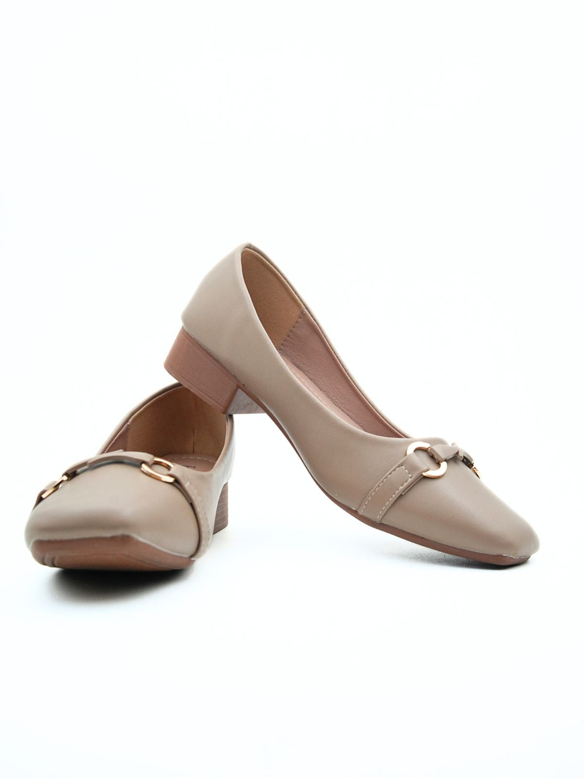 Adrianna Buckled Ballerinas
