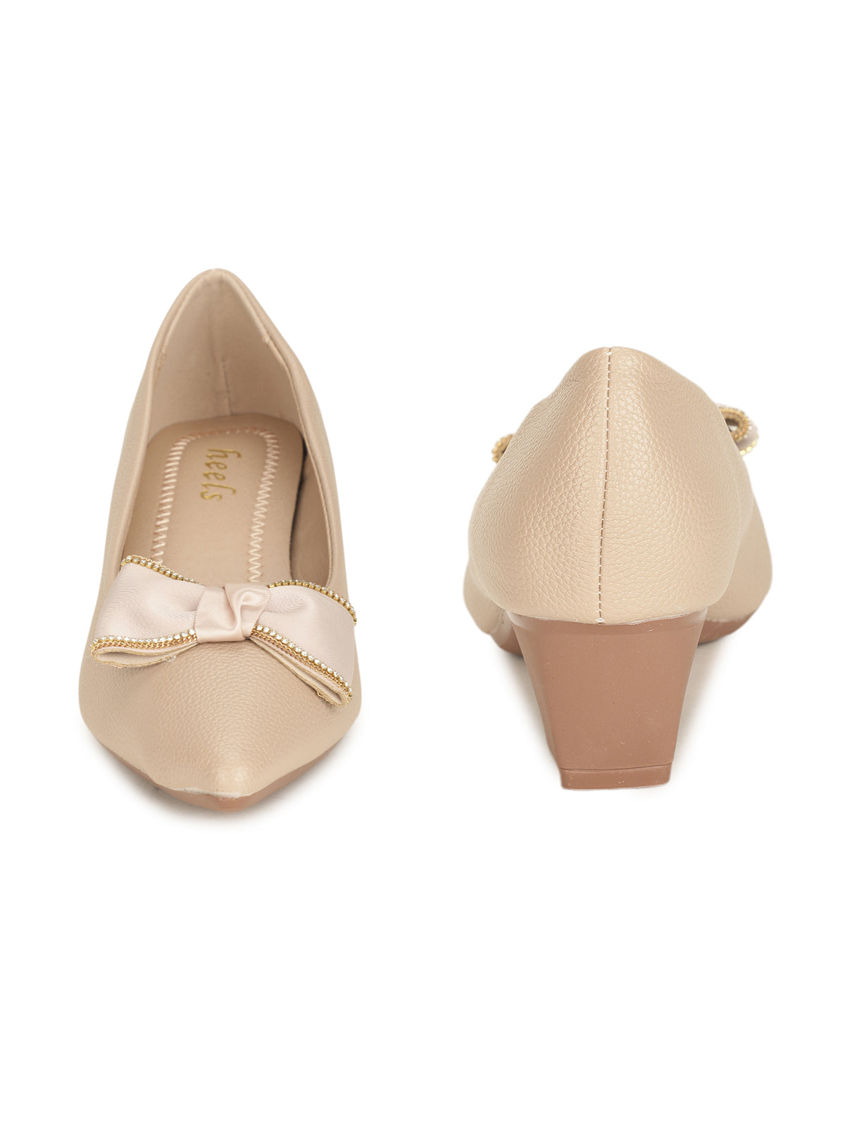 Grazia Bow Block Heels