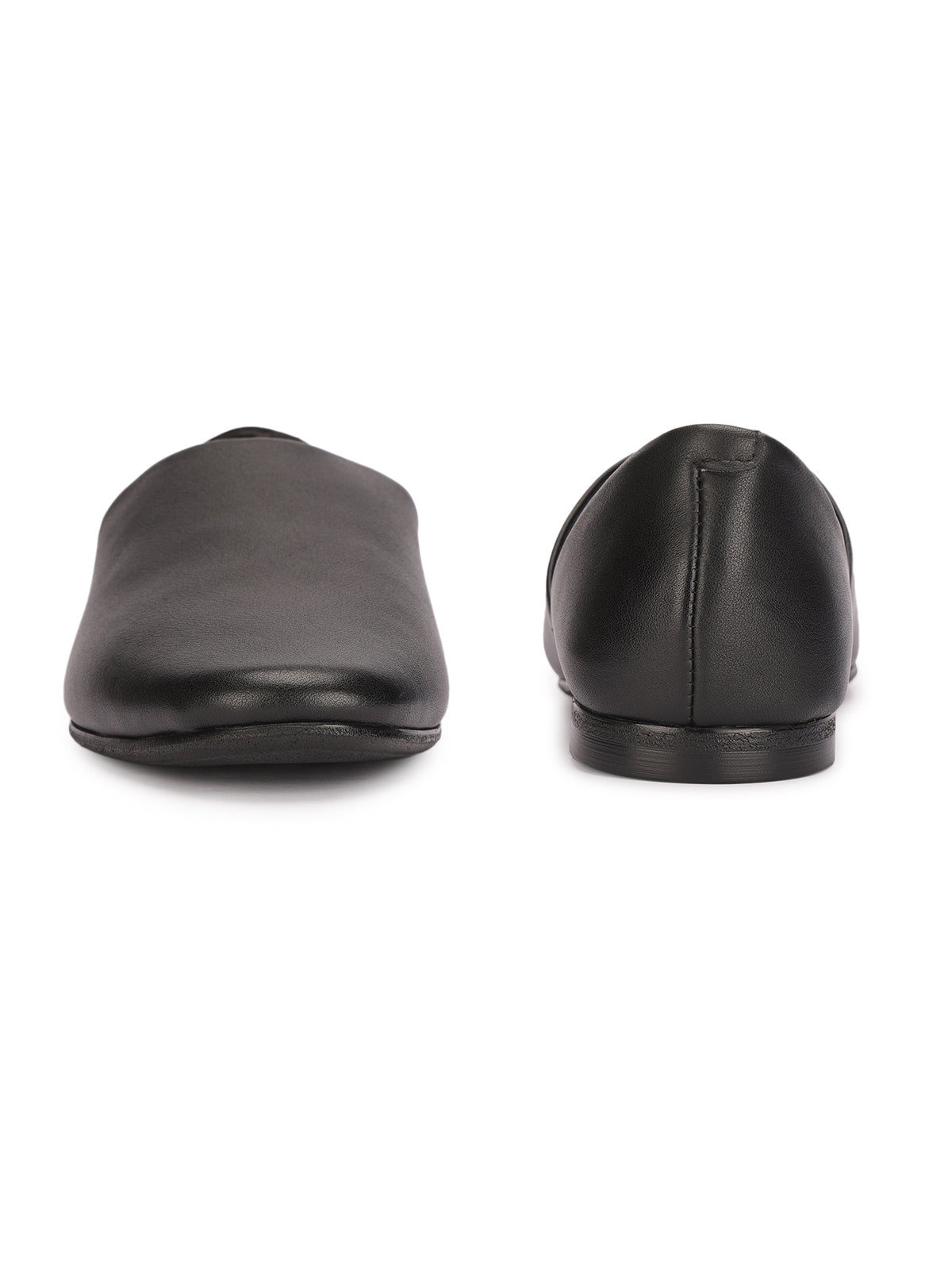 Quentin Leather Ethnic Slip-ons - The Heels India