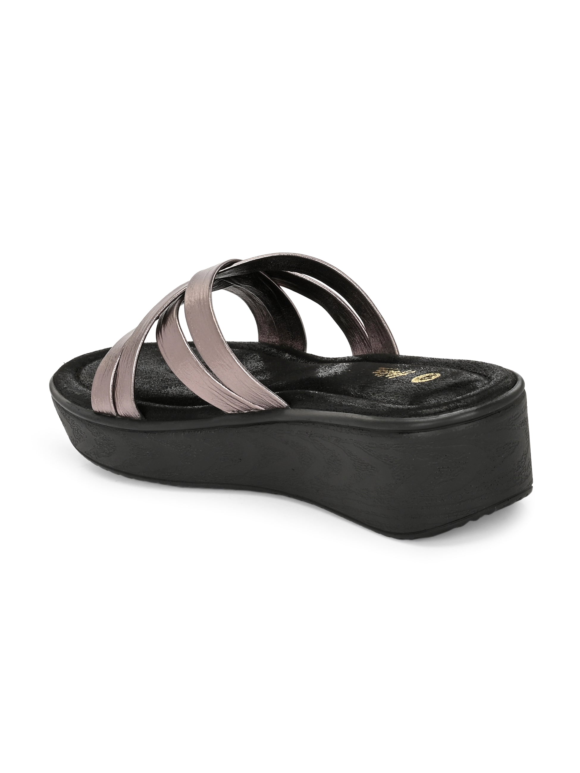 Kaiva Wedge Cross Slippers