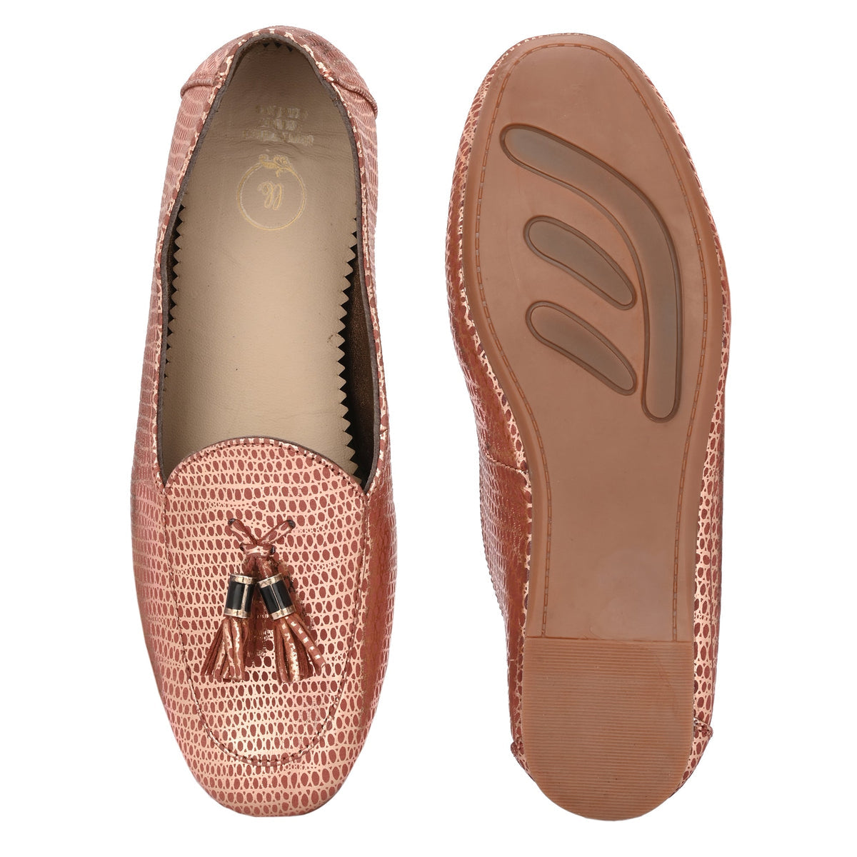 Malkova Leather Tassel Ballerinas