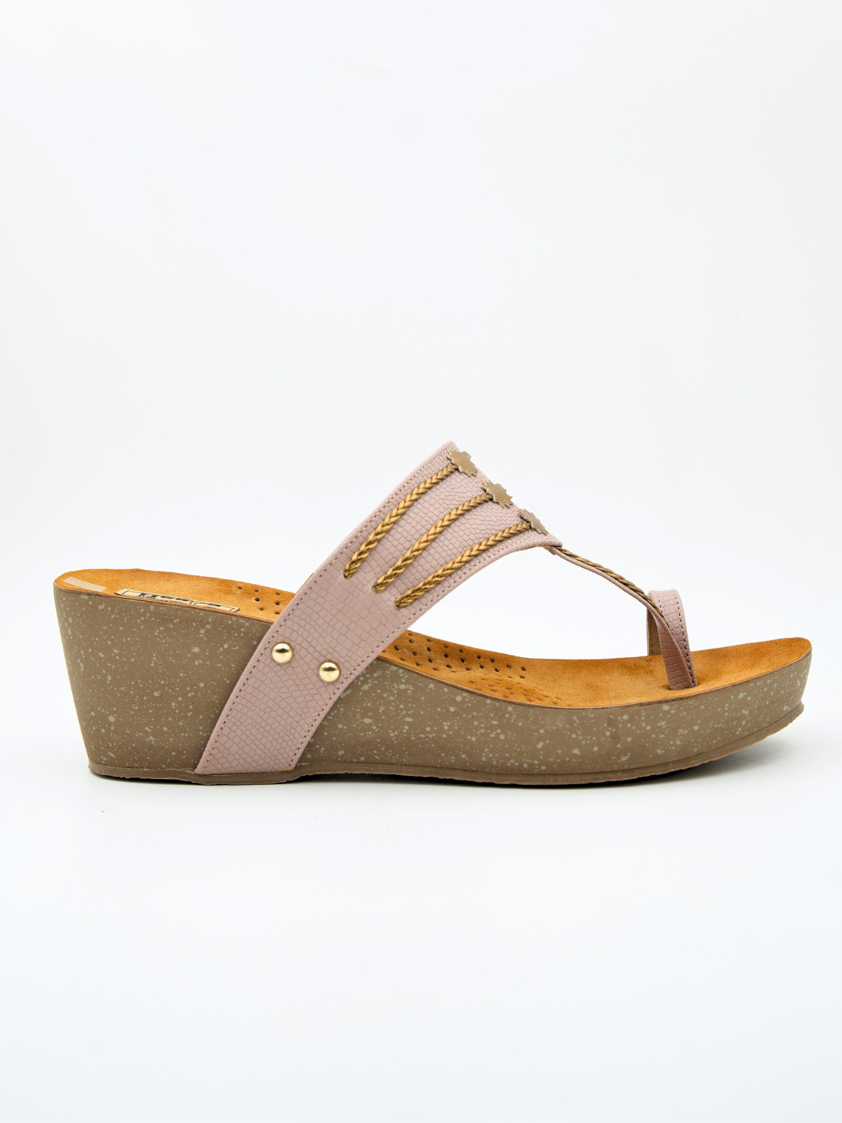 Zehra Wedge Heel Kohlapuris - The Heels India