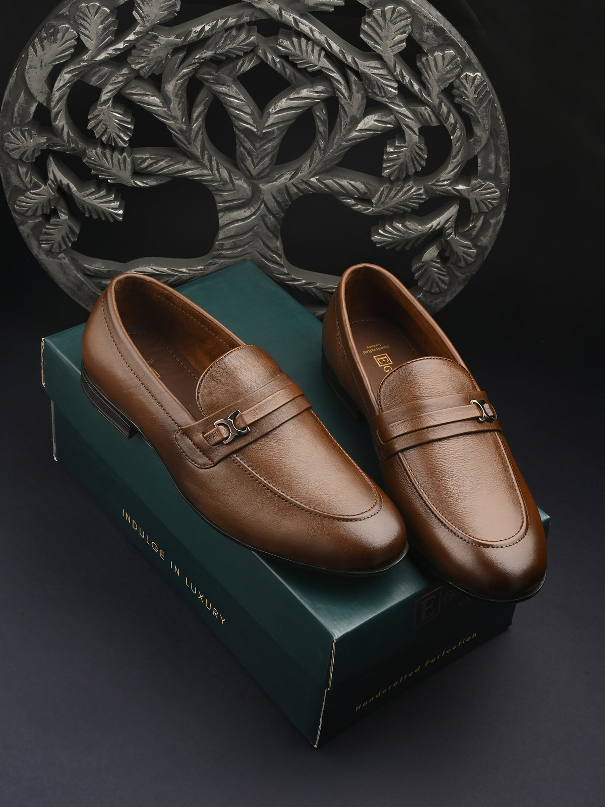 Jaydon Leather Formal Moccasins