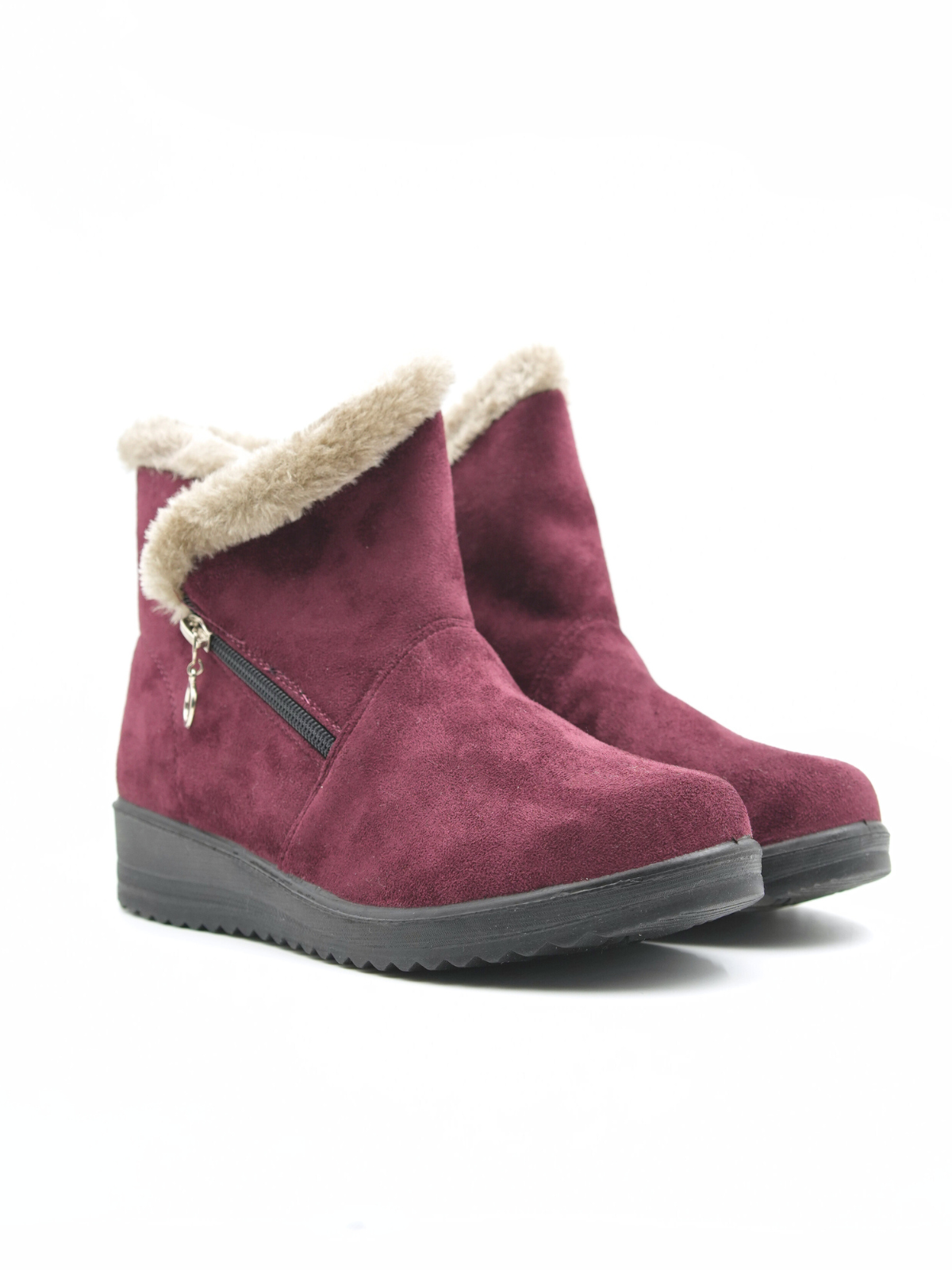 Claire Suede Fur Boots