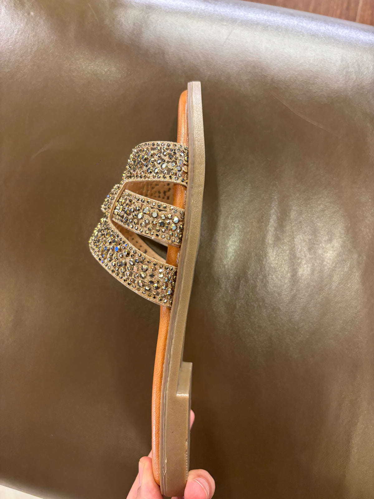 Frosta Bling Cushioned Sliders