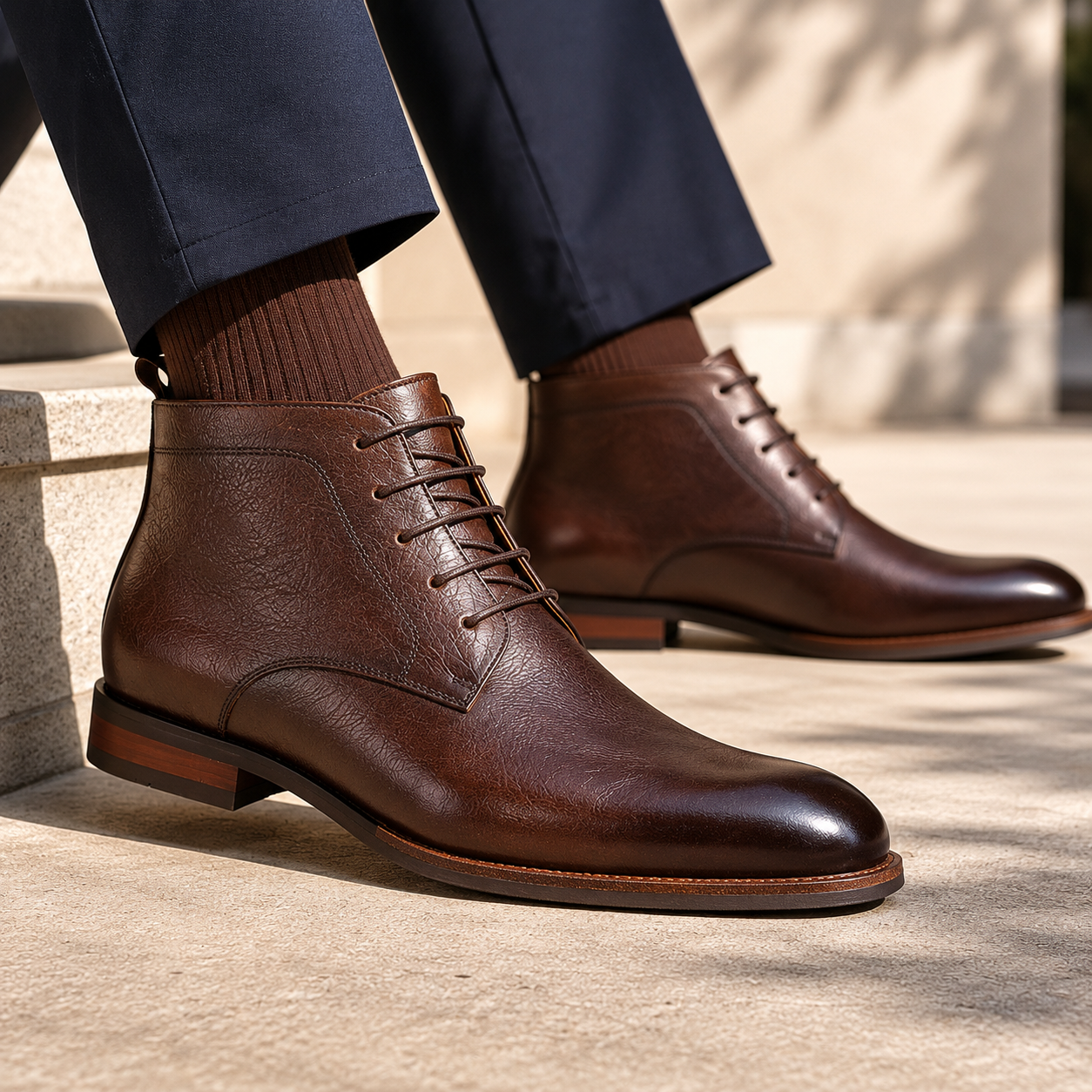 Torino Premium Leather Lace Boots