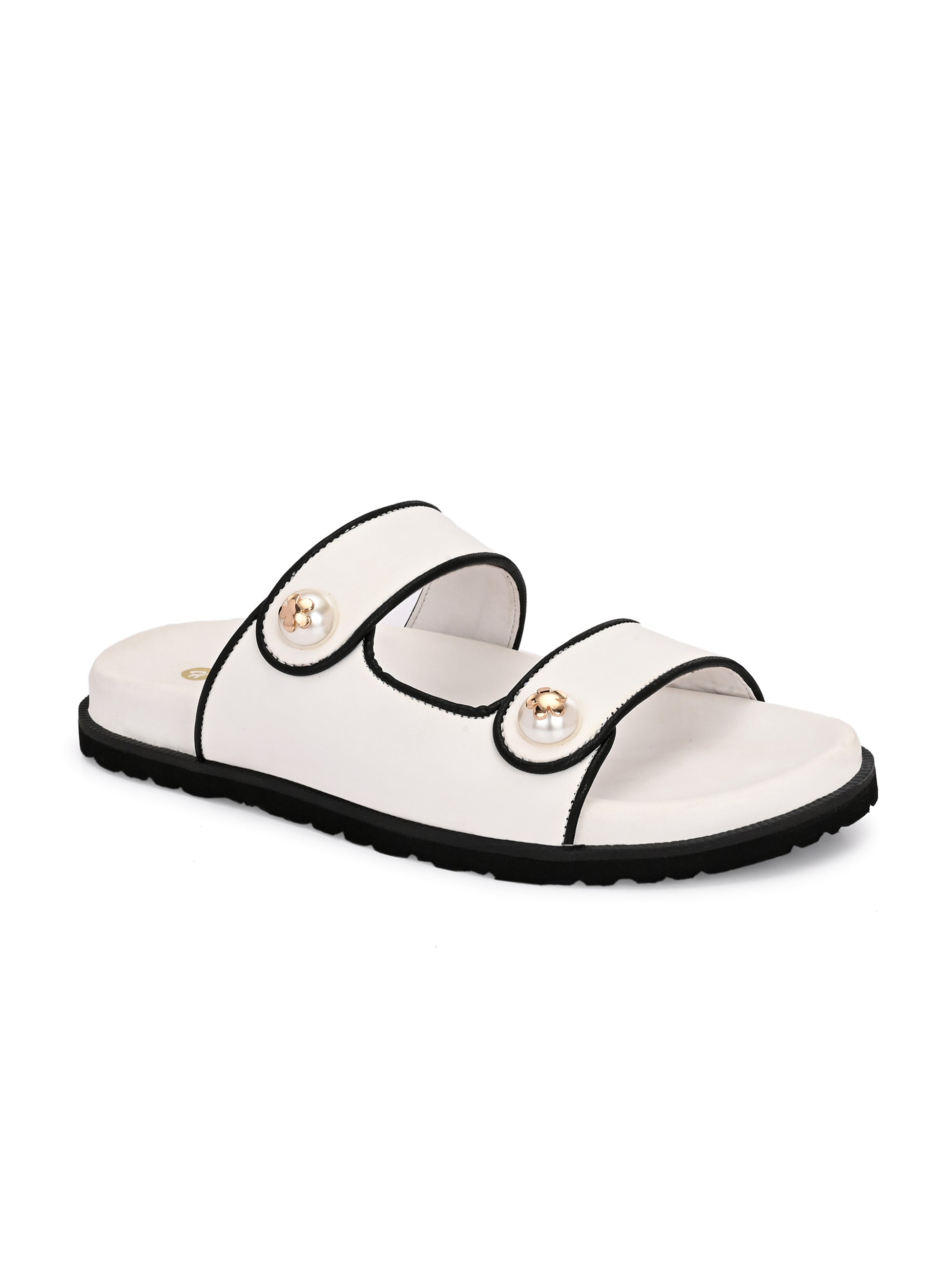 Athena Pipin Strappy Sliders