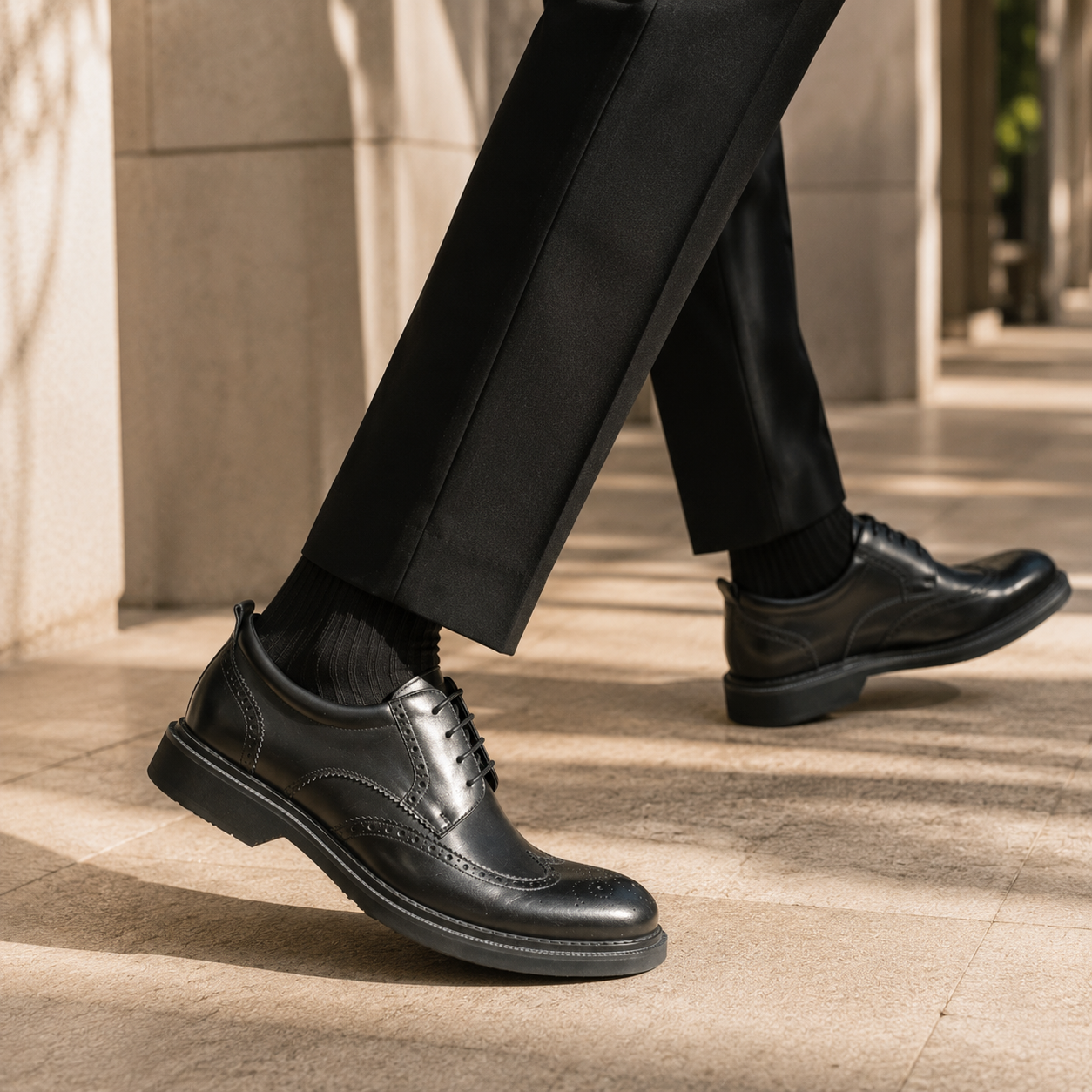 Massimo Premium Leather Lite Formal Lace Up Brogues