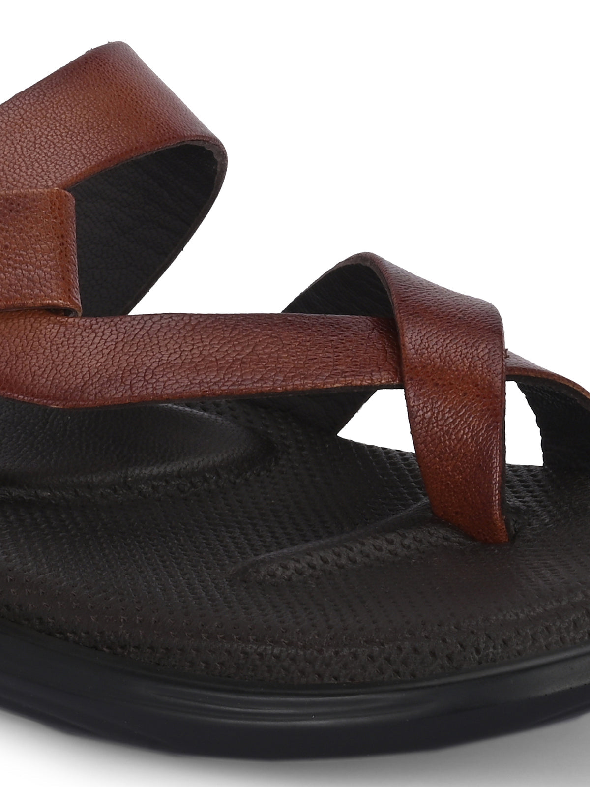 Cleo Cushion Leather Thumb Slippers - The Heels India