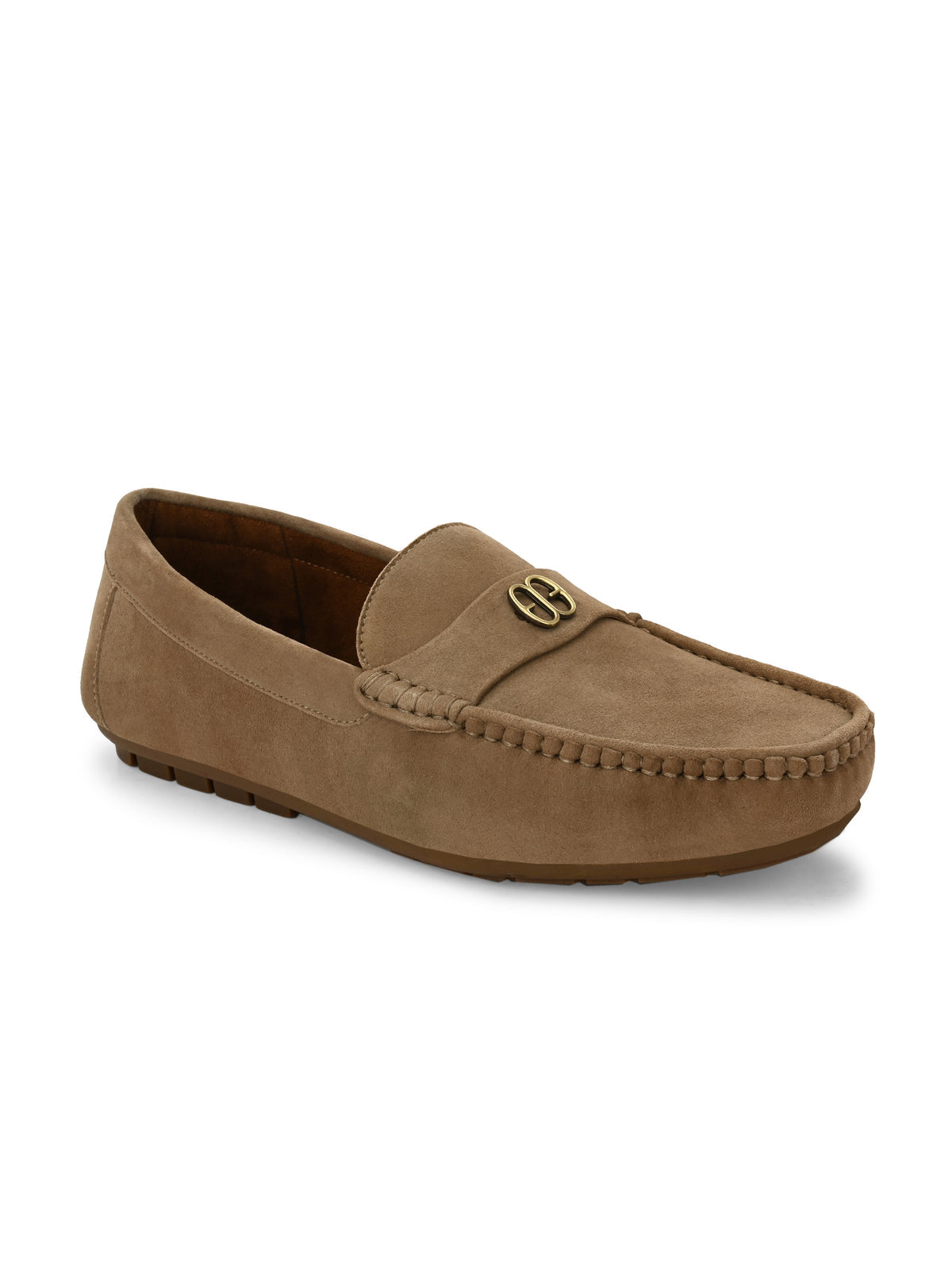 Ascend Sand Leather Loafers - The Heels India