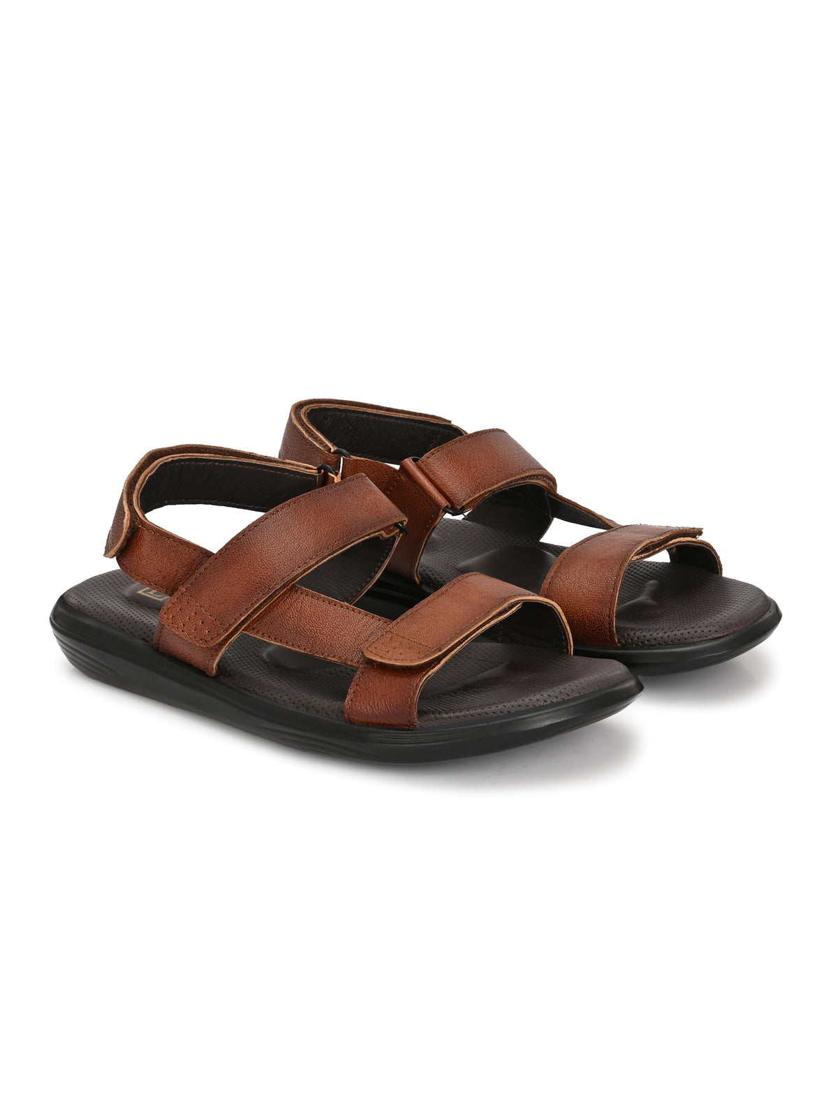 Rory Leather Velcro Sandals - The Heels India