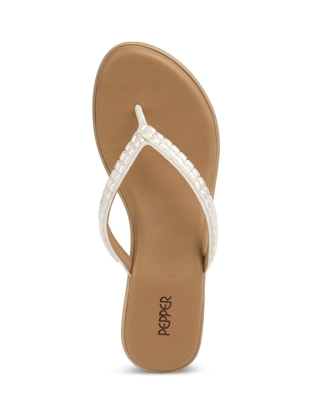 Mireta Embellished Comfort V Wedge Heel Slippers