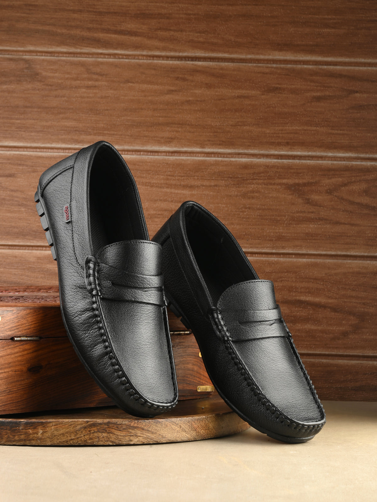 Penny Leather Loafers - The Heels India