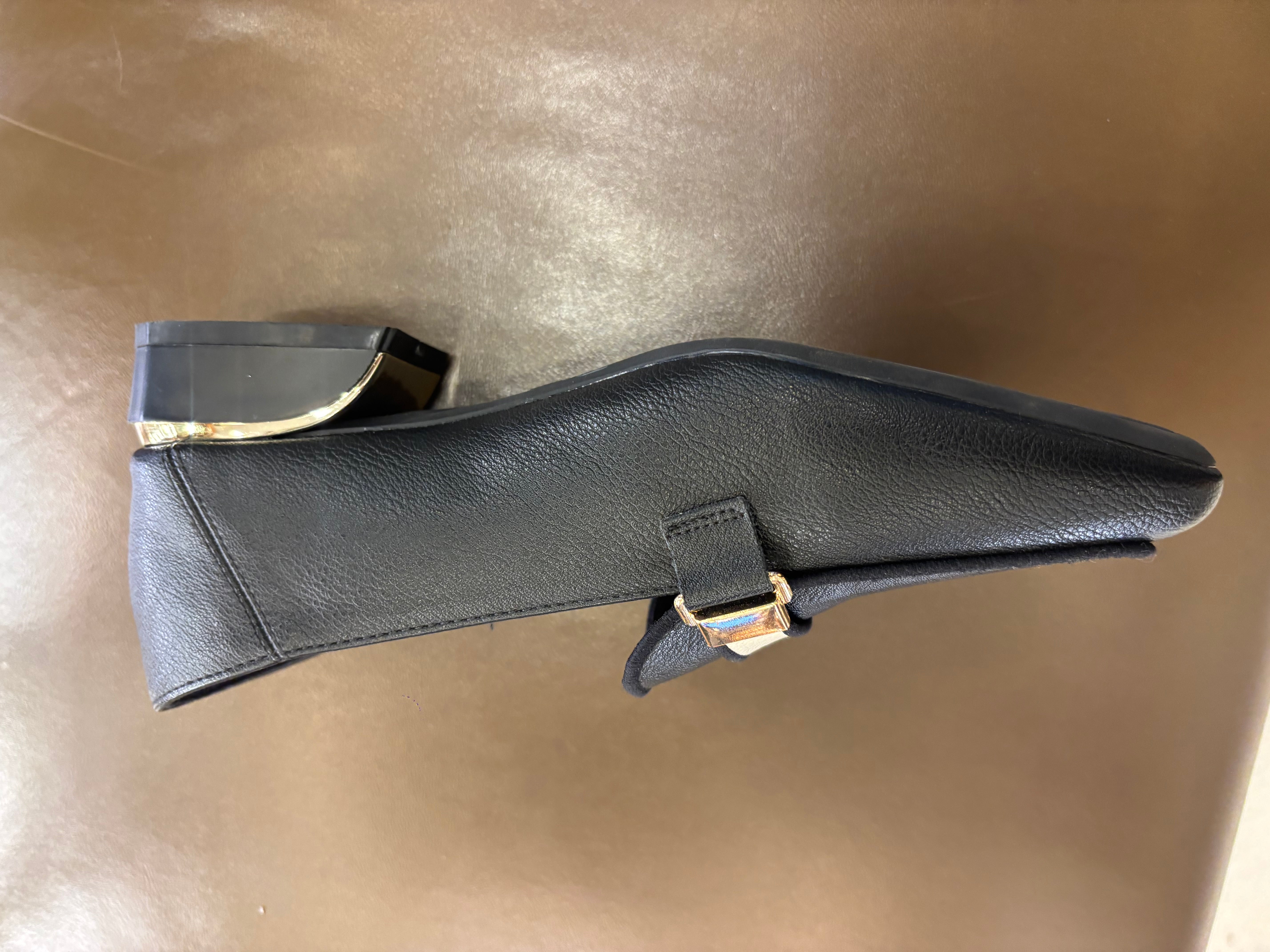 Melrose Premium Strap Block Heel Loafers