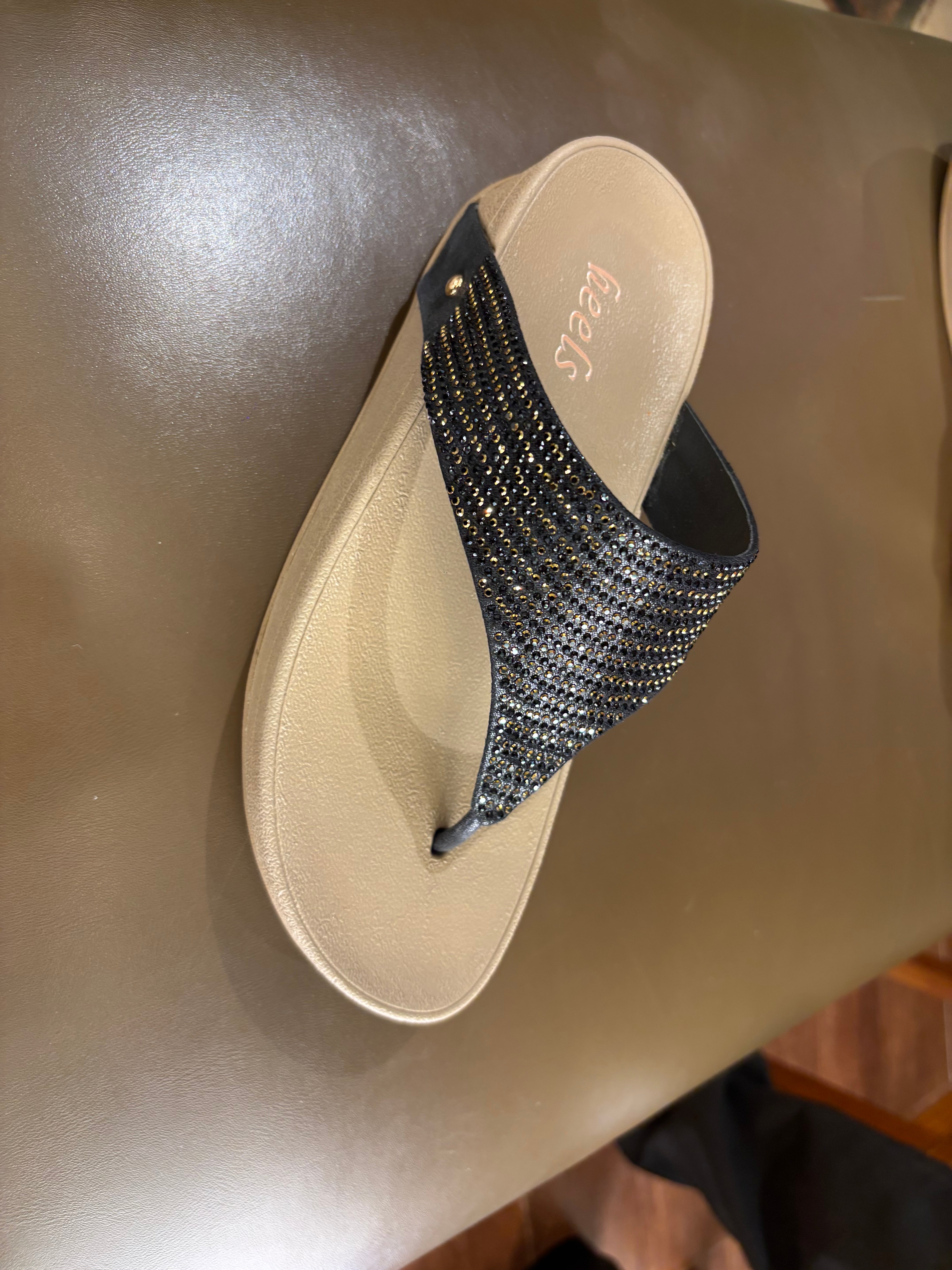 Gemma Bling Comfort Lite Flit Flop Slippers