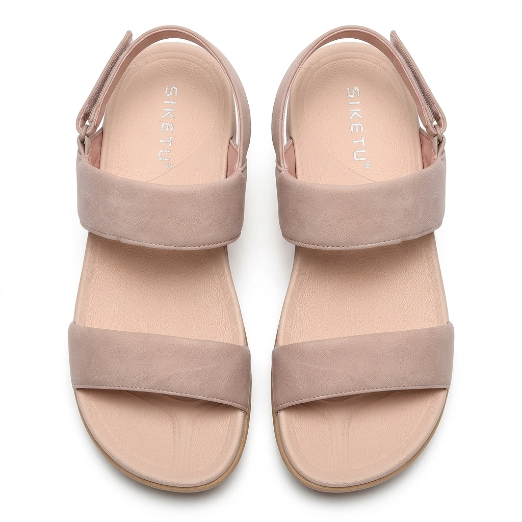 Raya Back Velcro Wedge Comfort Summer Sandals
