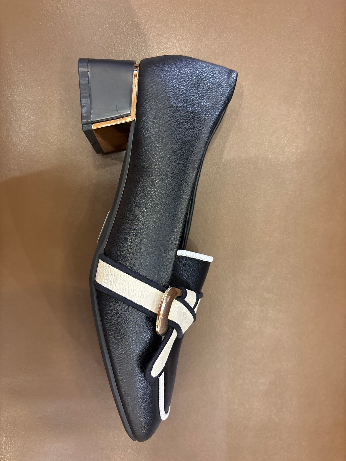 Belinda Premium Knotted Block Heel Loafers - The Heels India